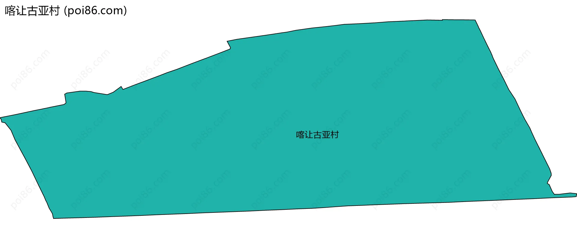 喀让古亚村边界地图