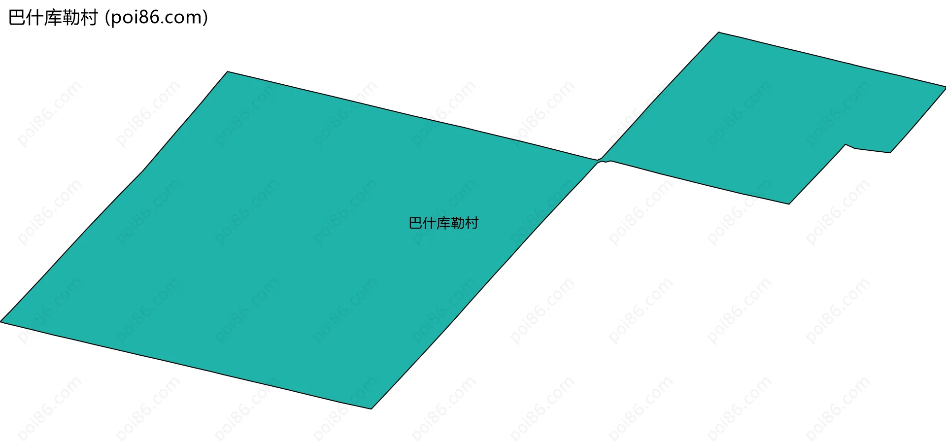 巴什库勒村边界地图
