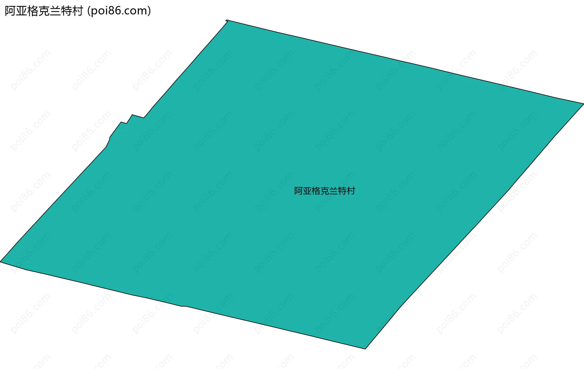 阿亚格克兰特村边界地图