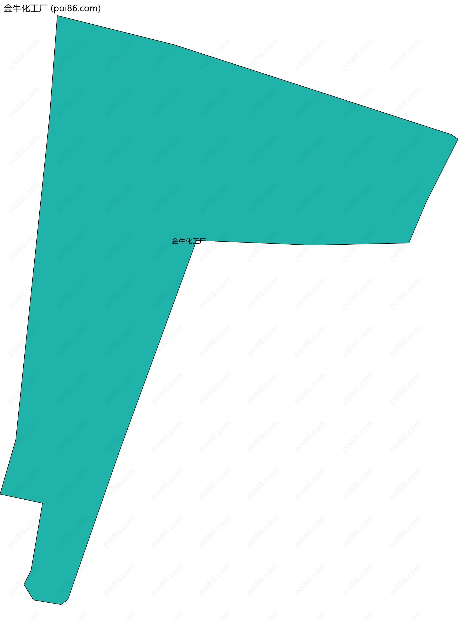 金牛化工厂边界地图