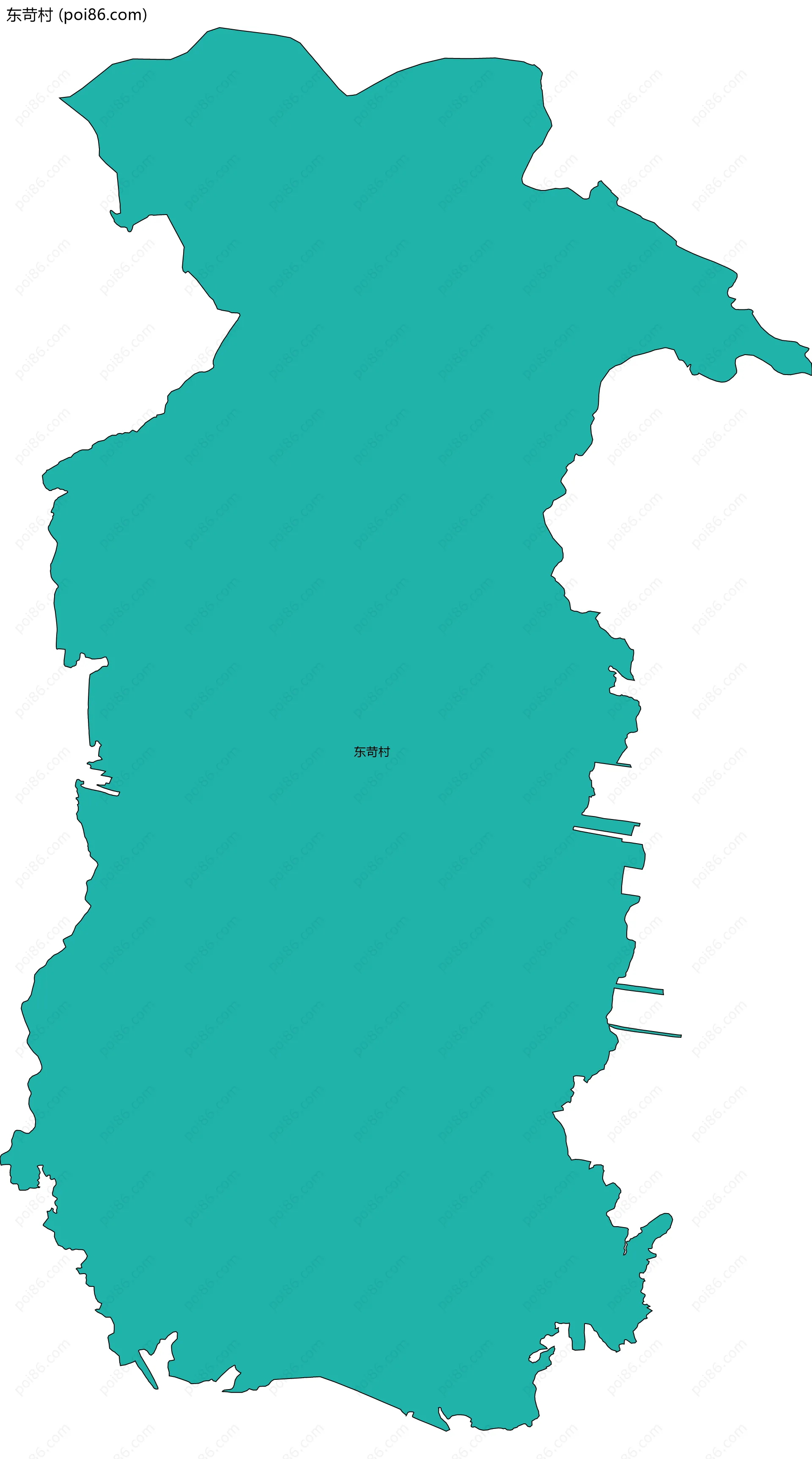 东苛村边界地图