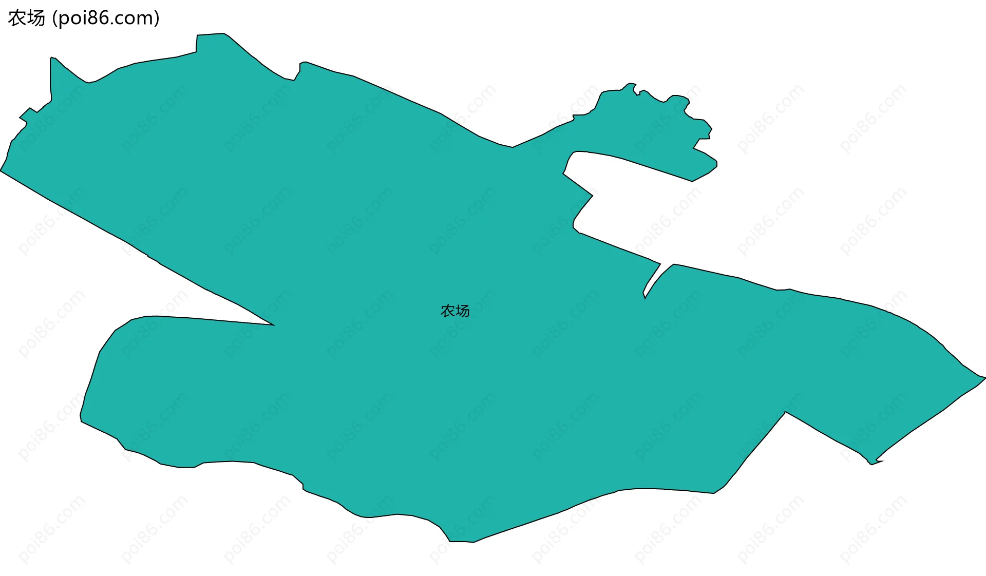 农场边界地图