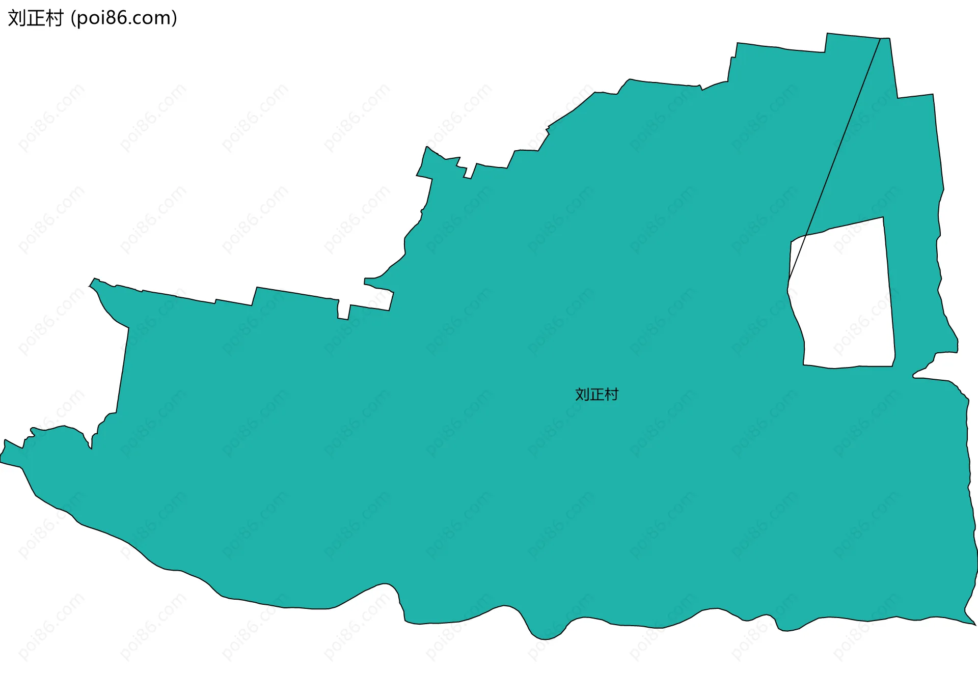 刘正村边界地图