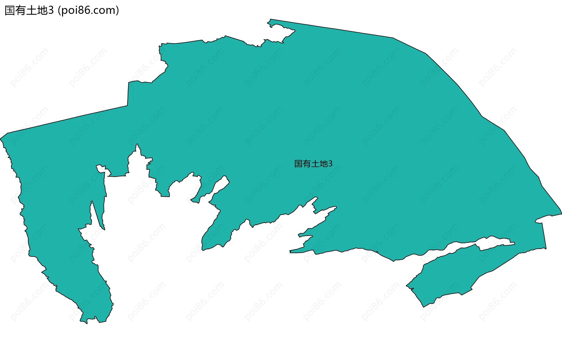 国有土地3边界地图