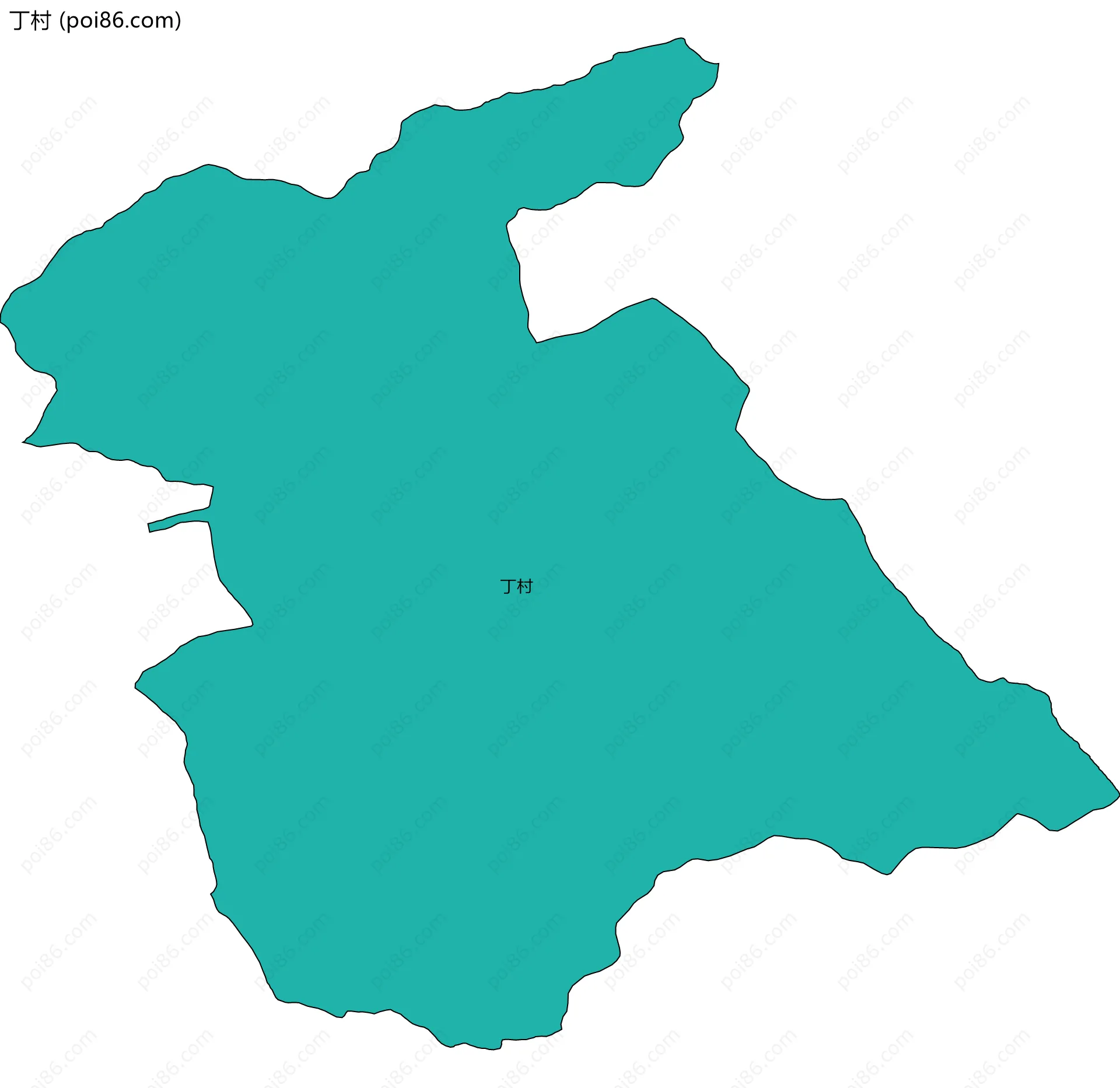 丁村边界地图