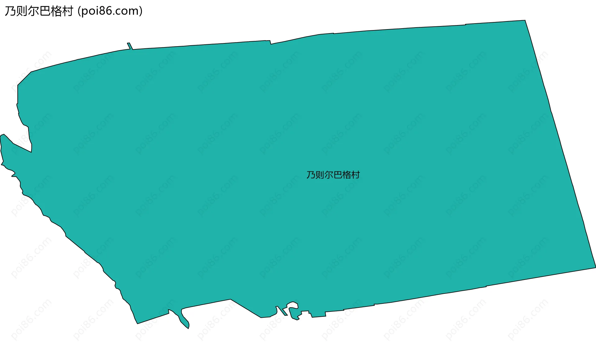 乃则尔巴格村边界地图