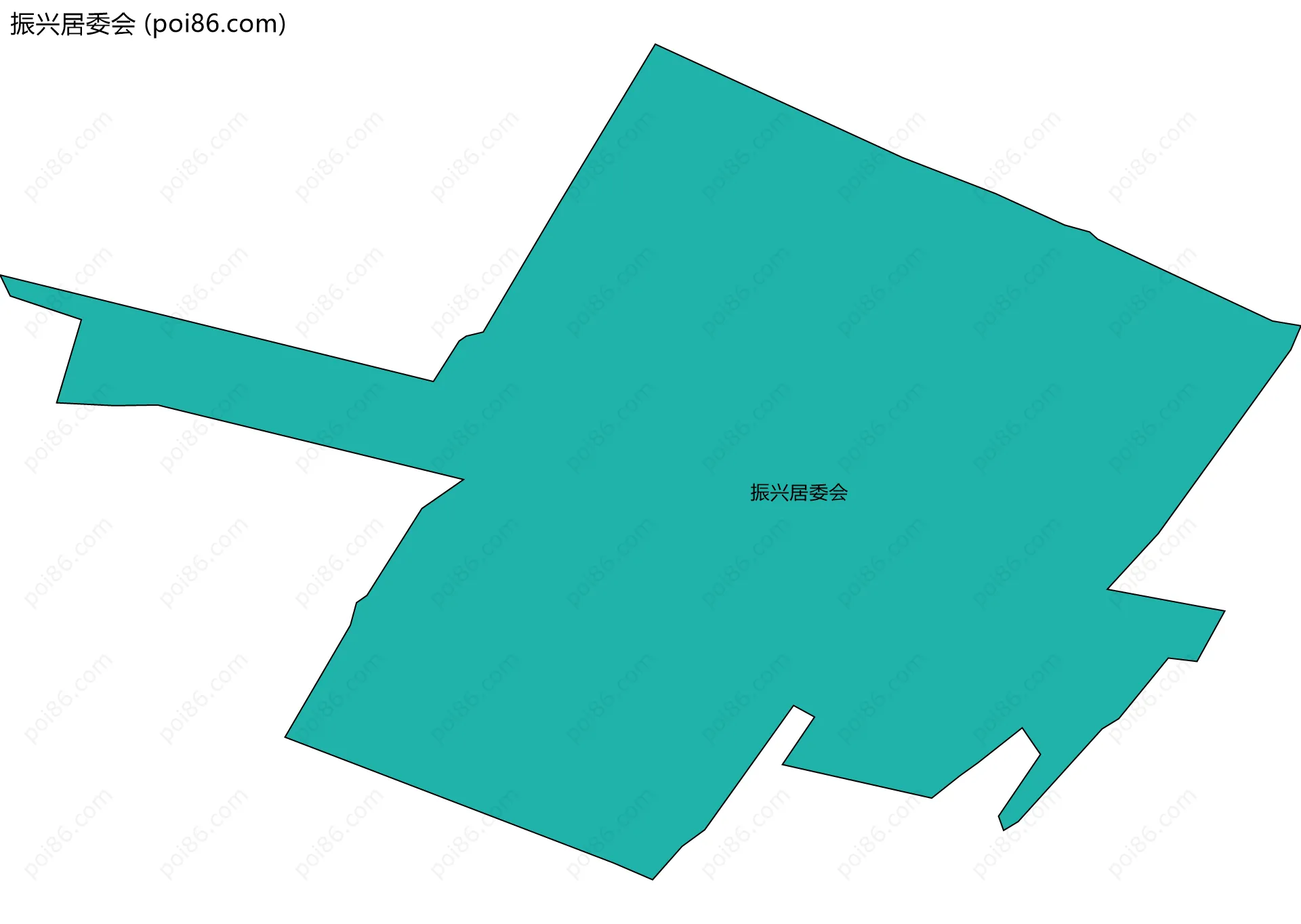 振兴居委会边界地图