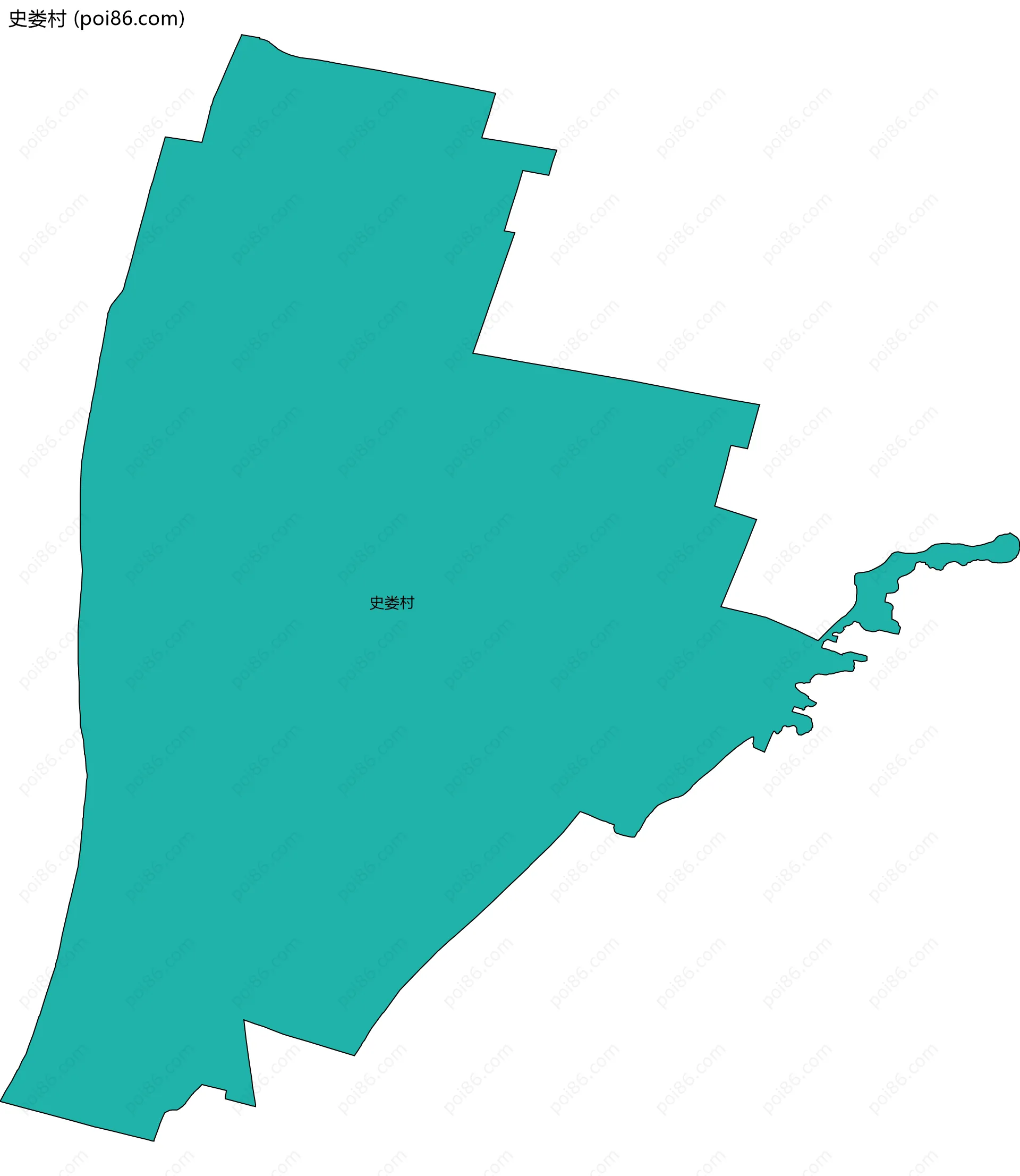 史娄村边界地图