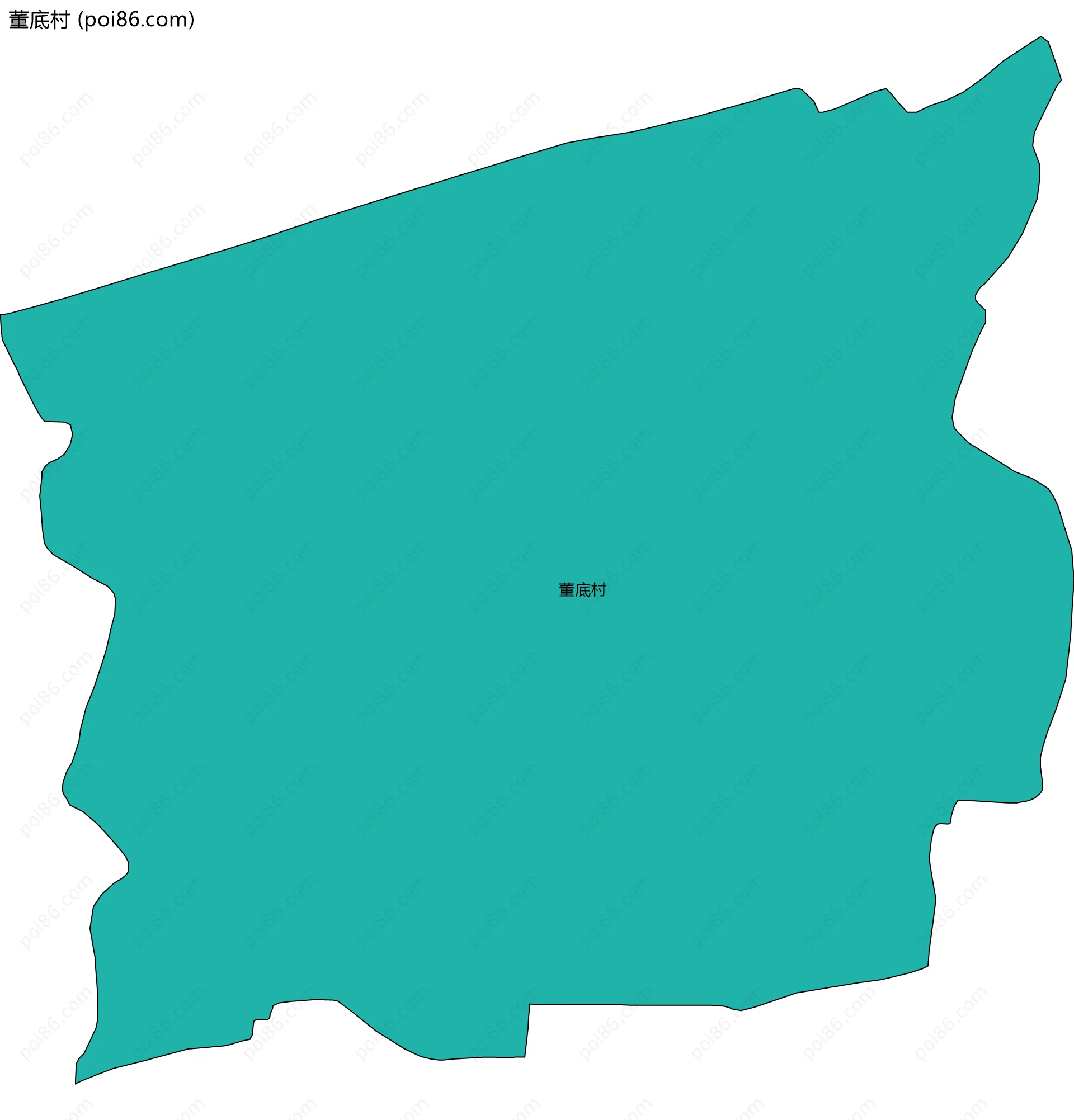 董底村边界地图