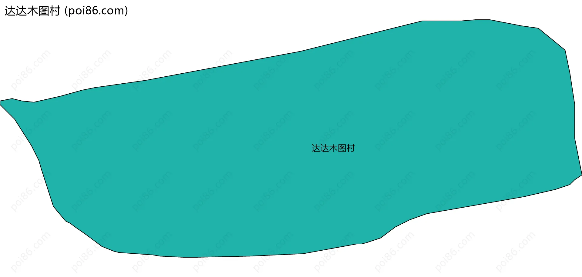 达达木图村边界地图