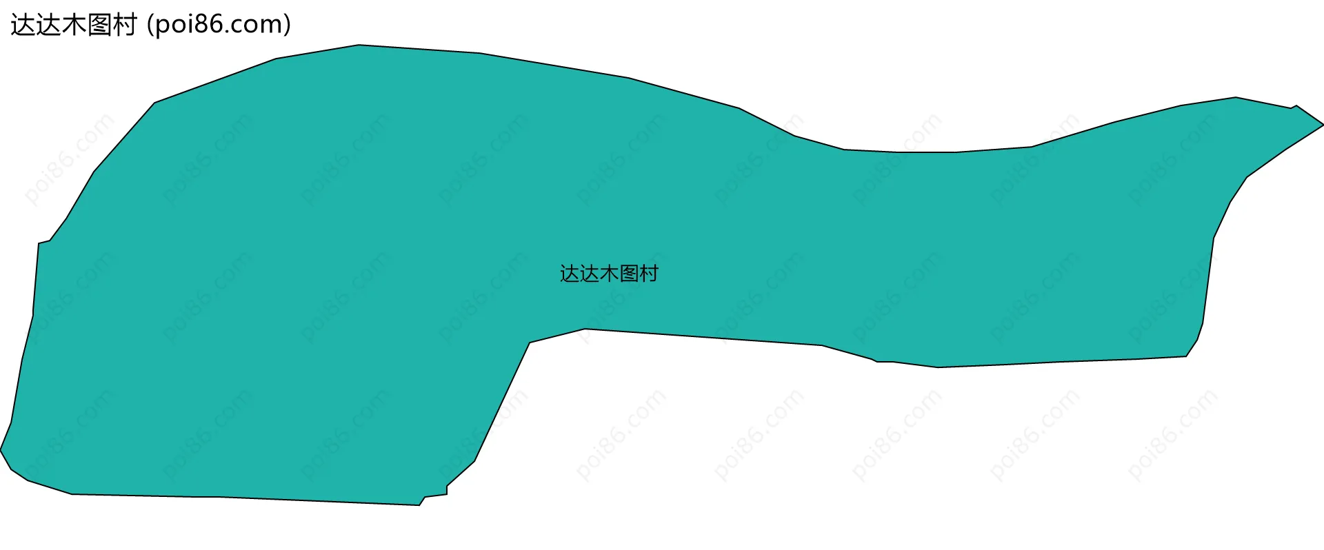 达达木图村边界地图
