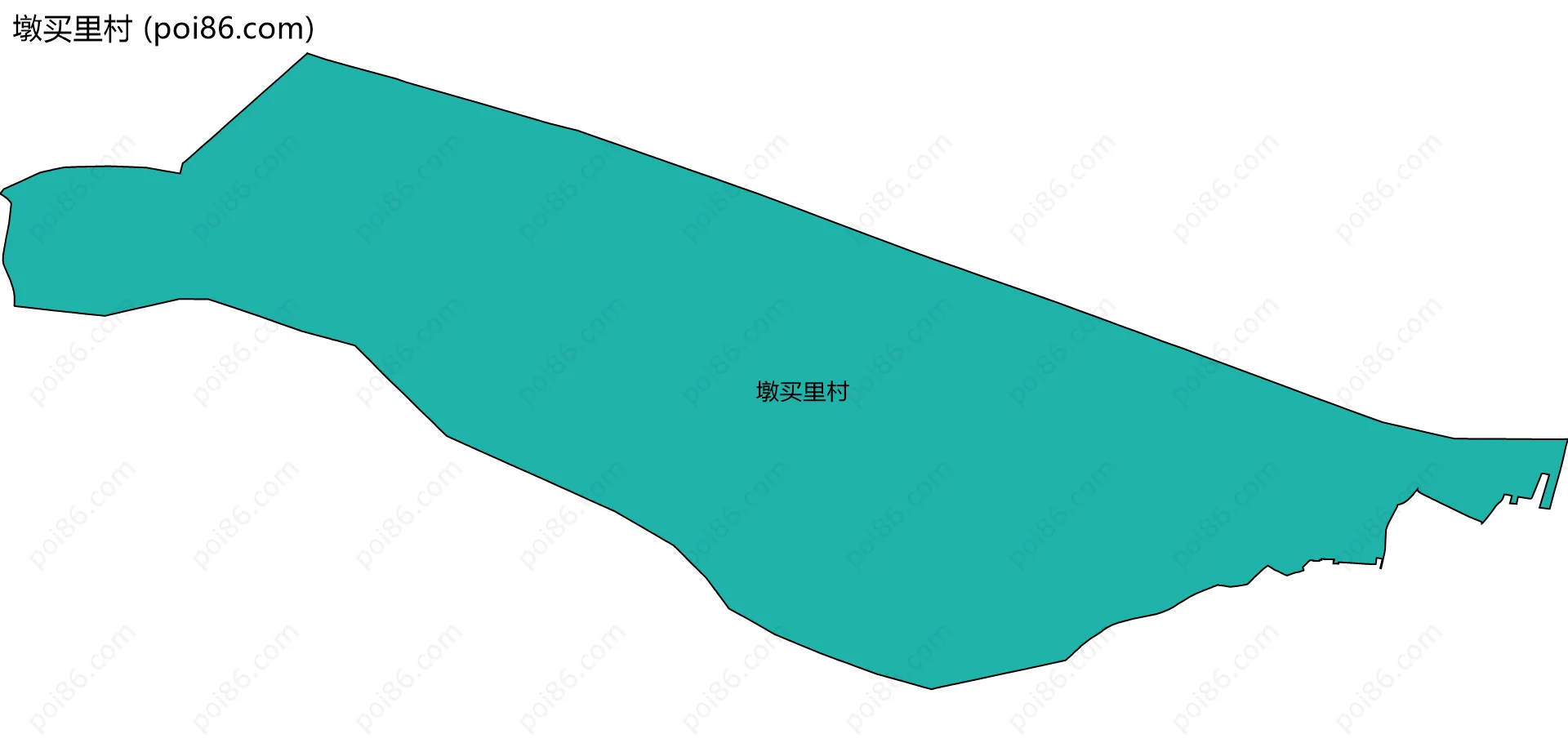 墩买里村边界地图