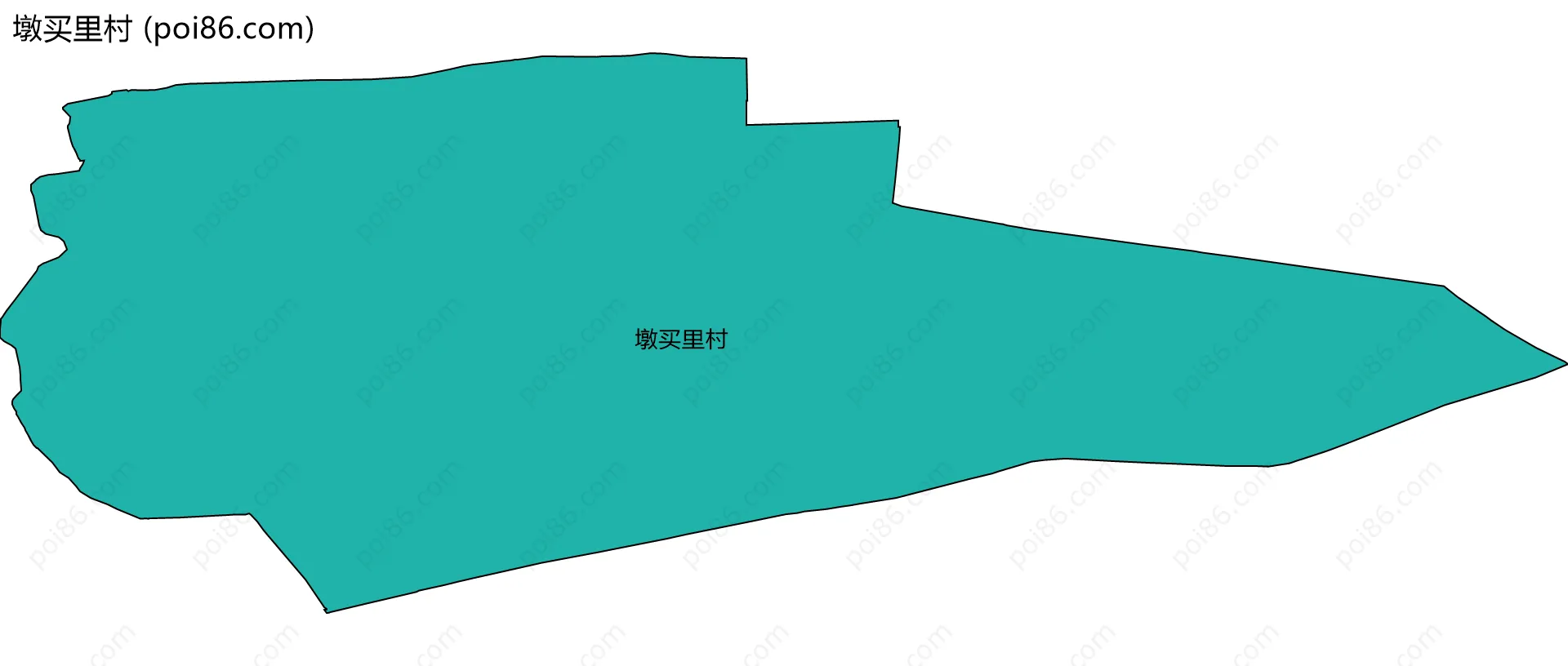 墩买里村边界地图