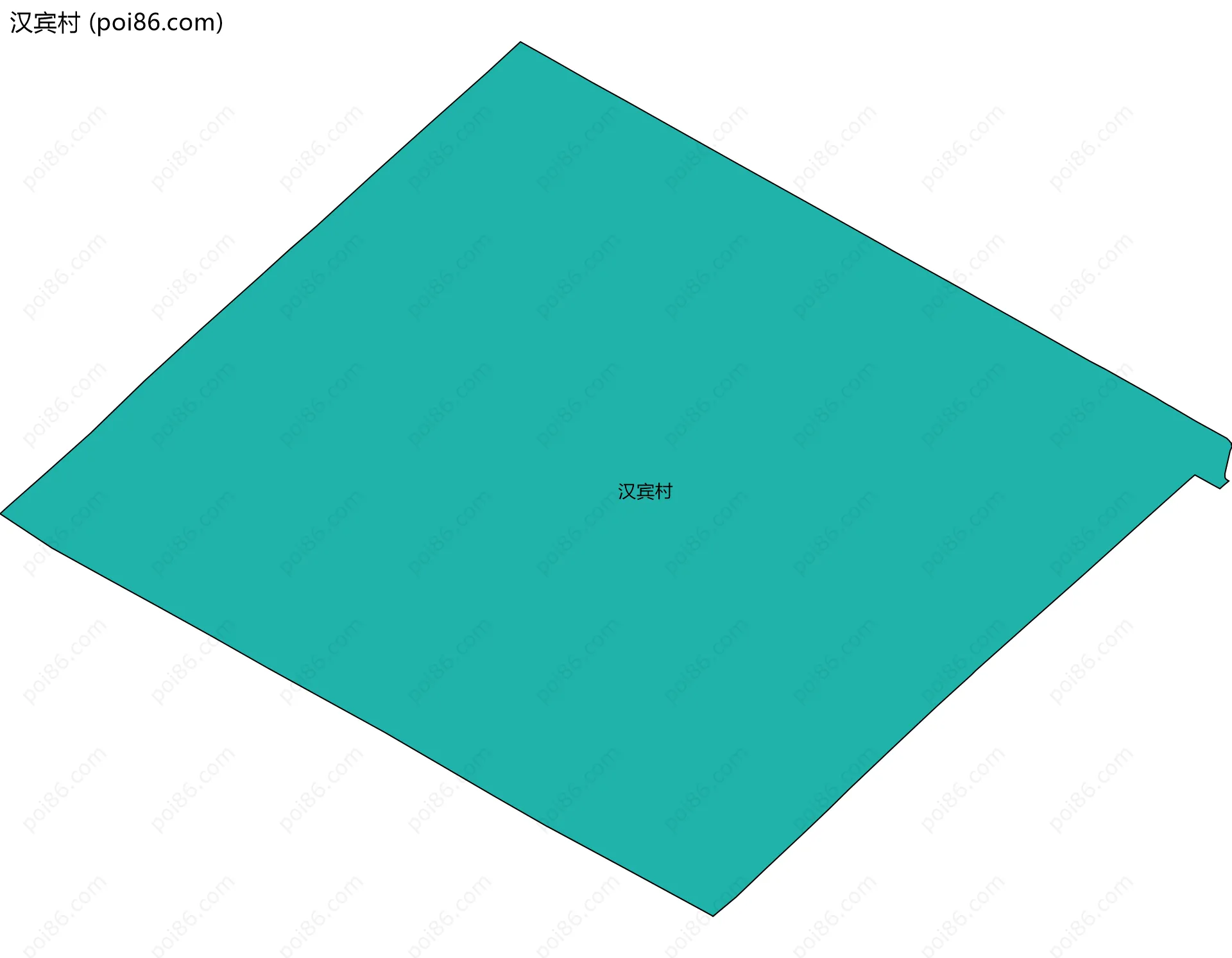 汉宾村边界地图