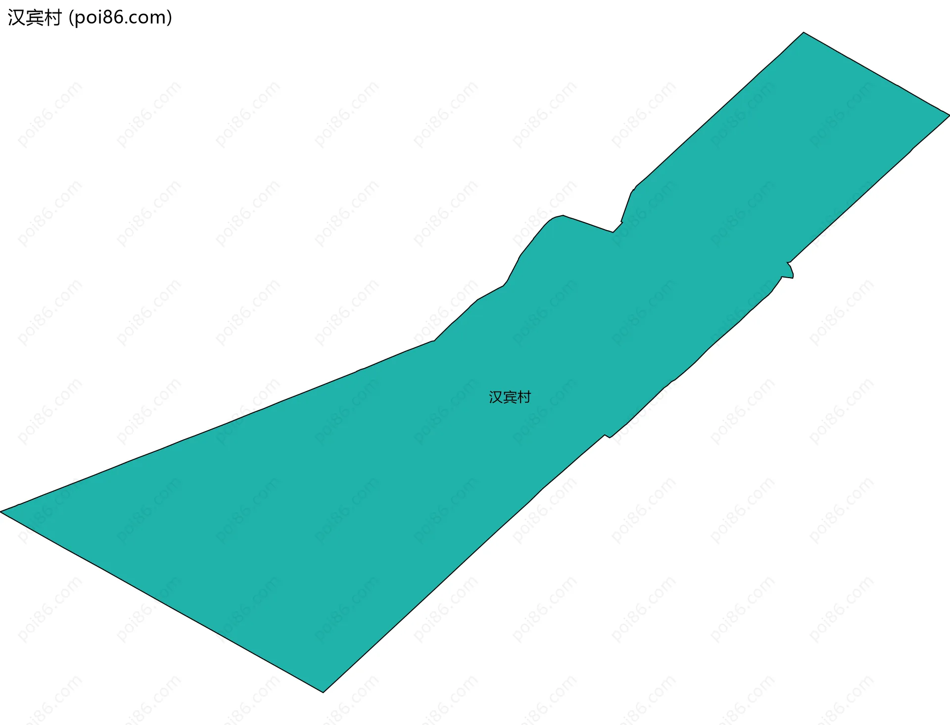 汉宾村边界地图