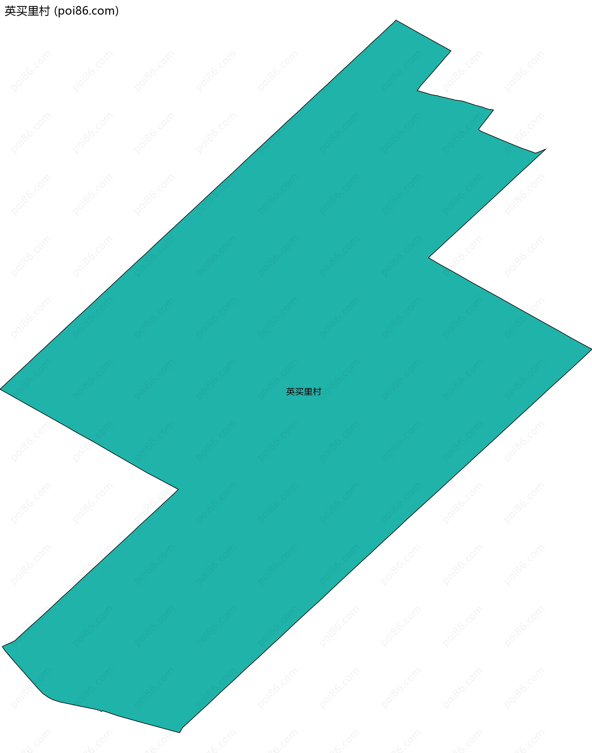 英买里村边界地图