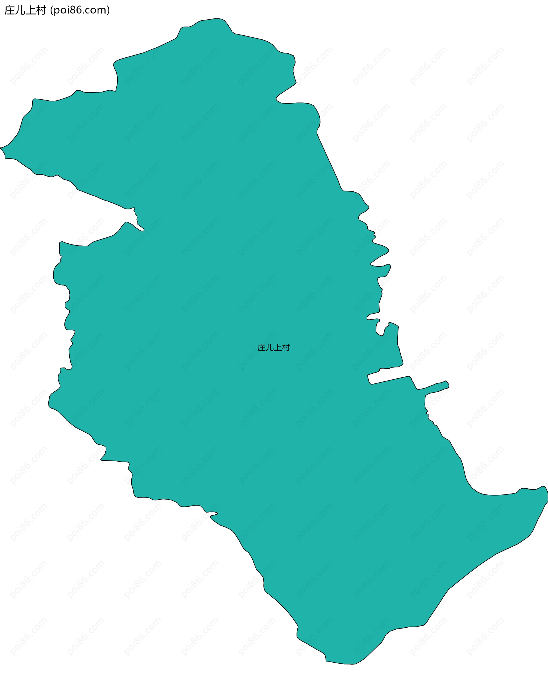 庄儿上村边界地图