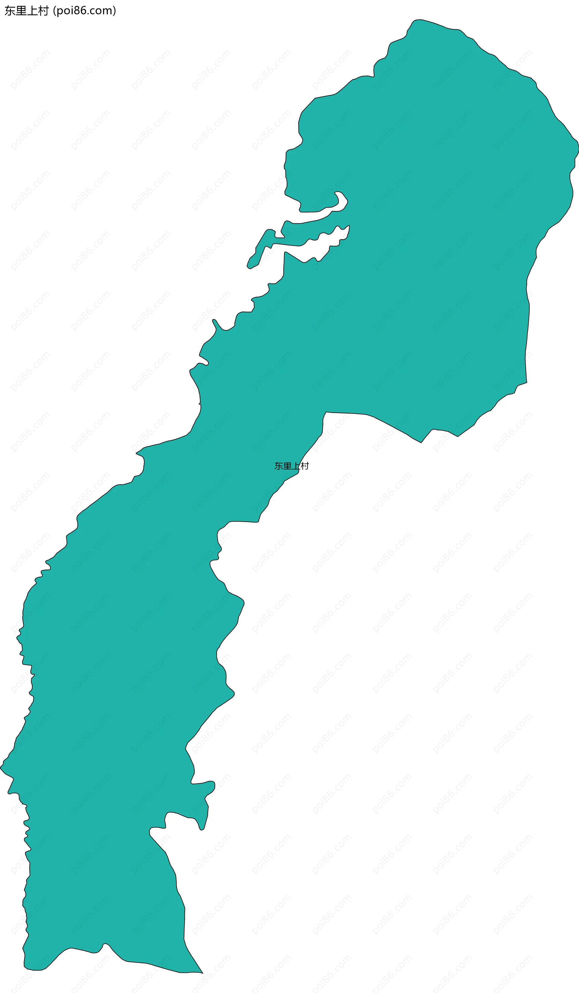 东里上村边界地图