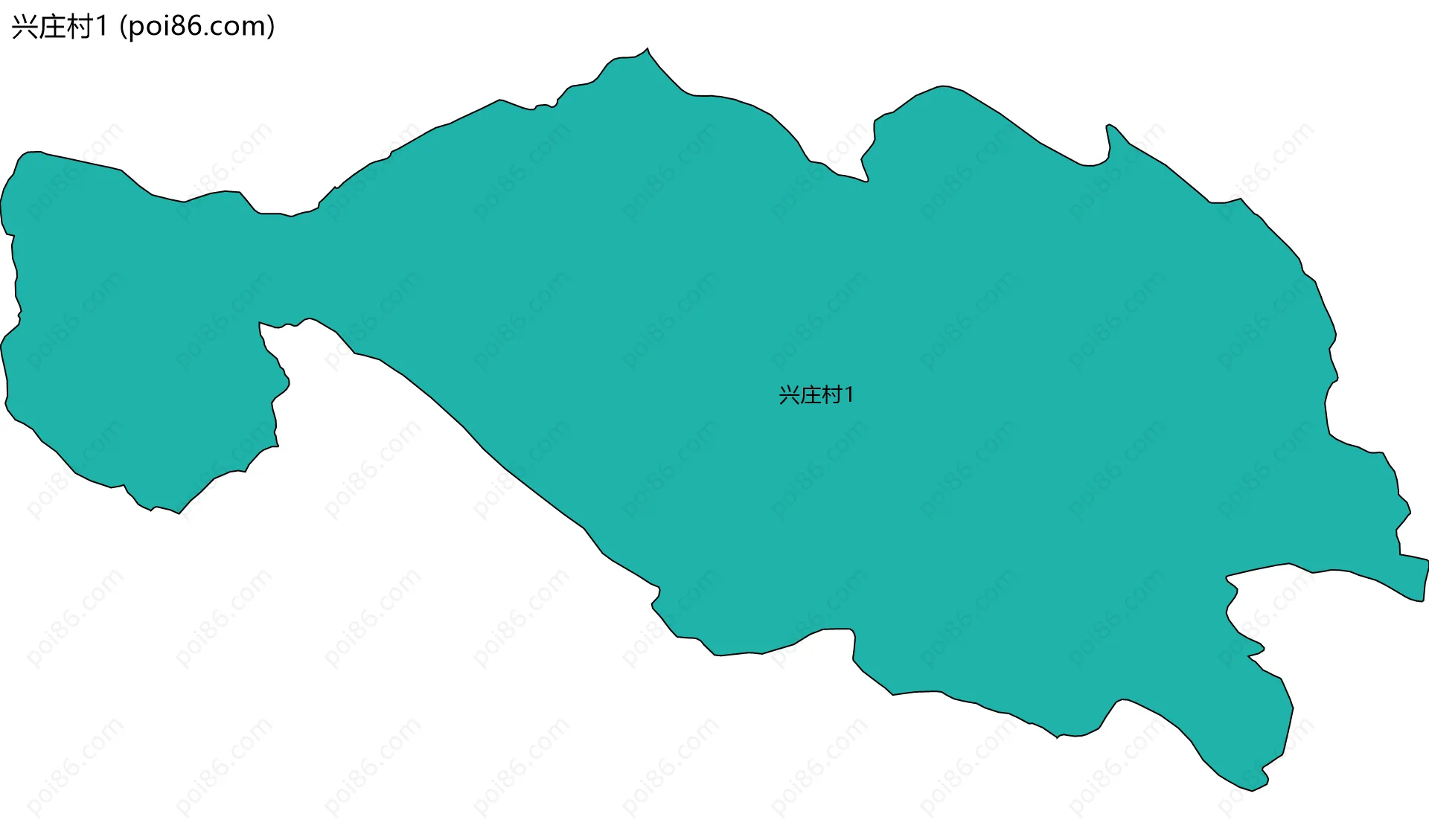 兴庄村1边界地图