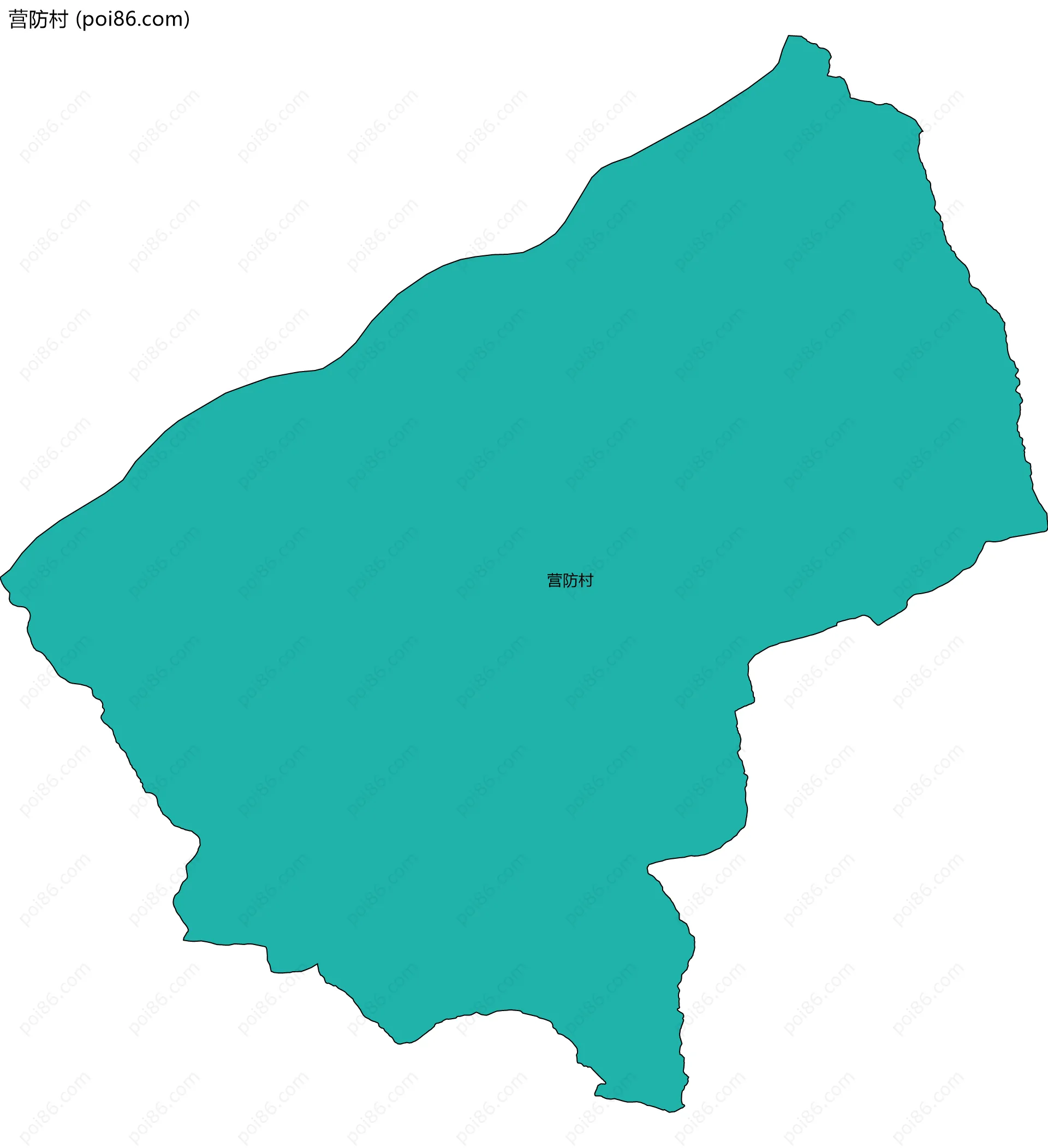 营防村边界地图