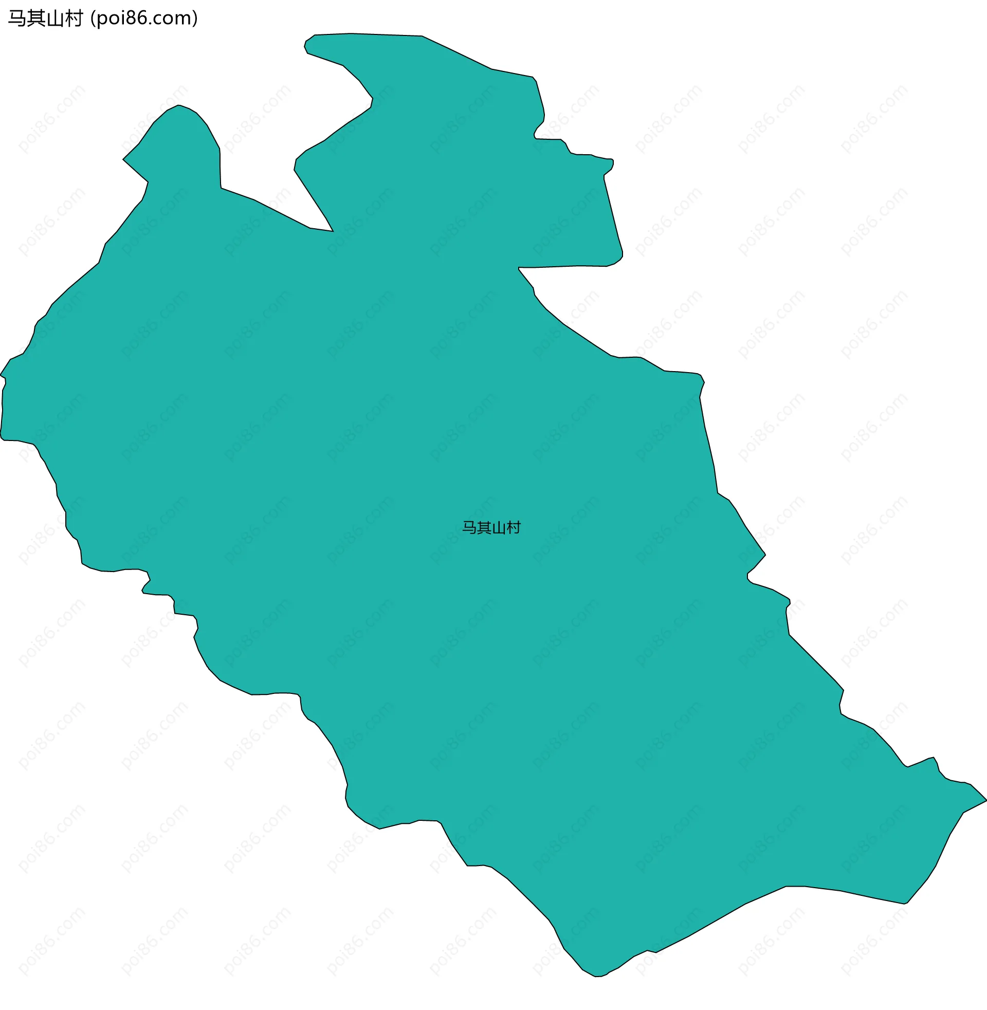 马其山村边界地图