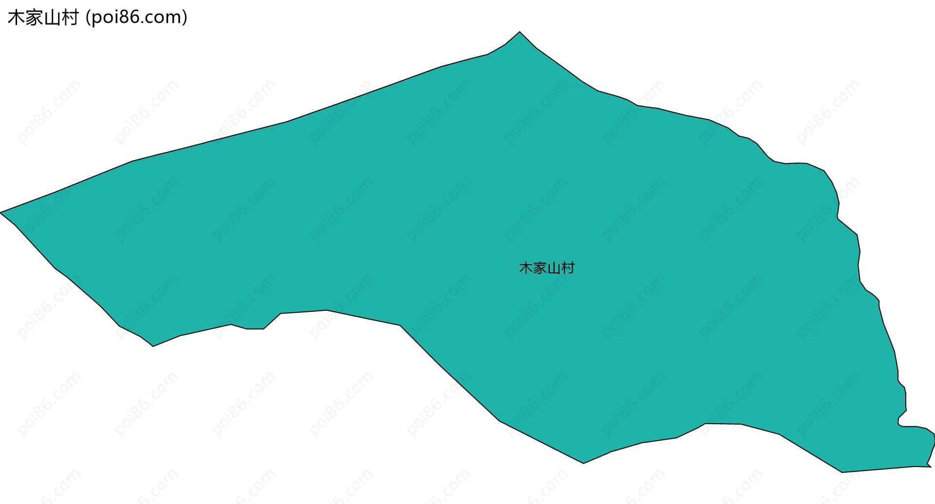 木家山村边界地图