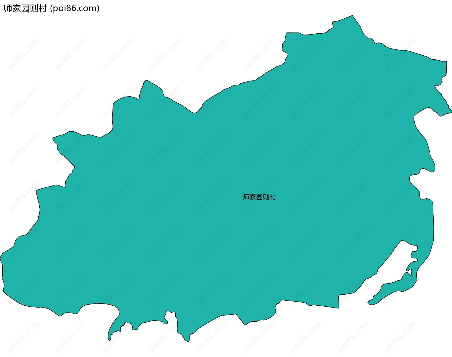 师家园则村边界地图