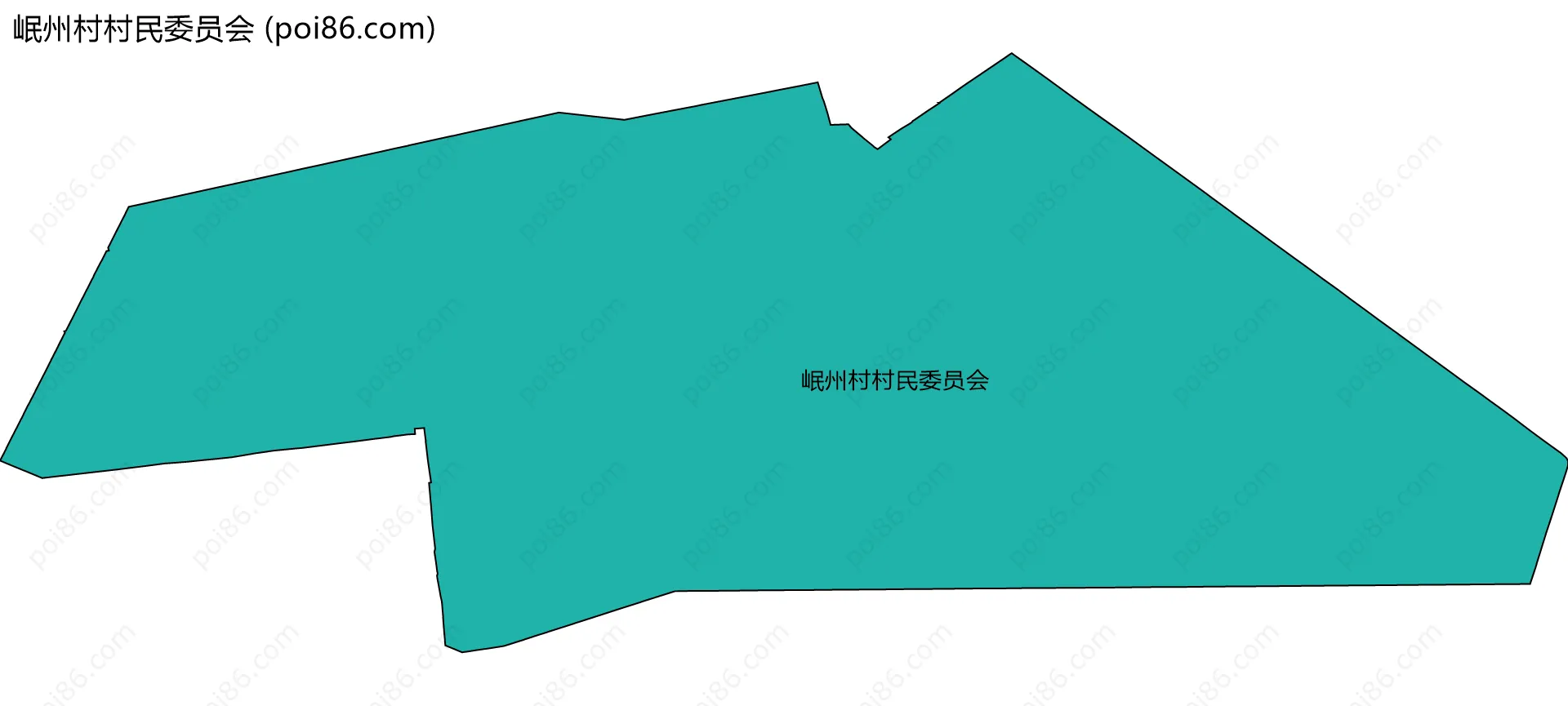 岷州村村民委员会边界地图