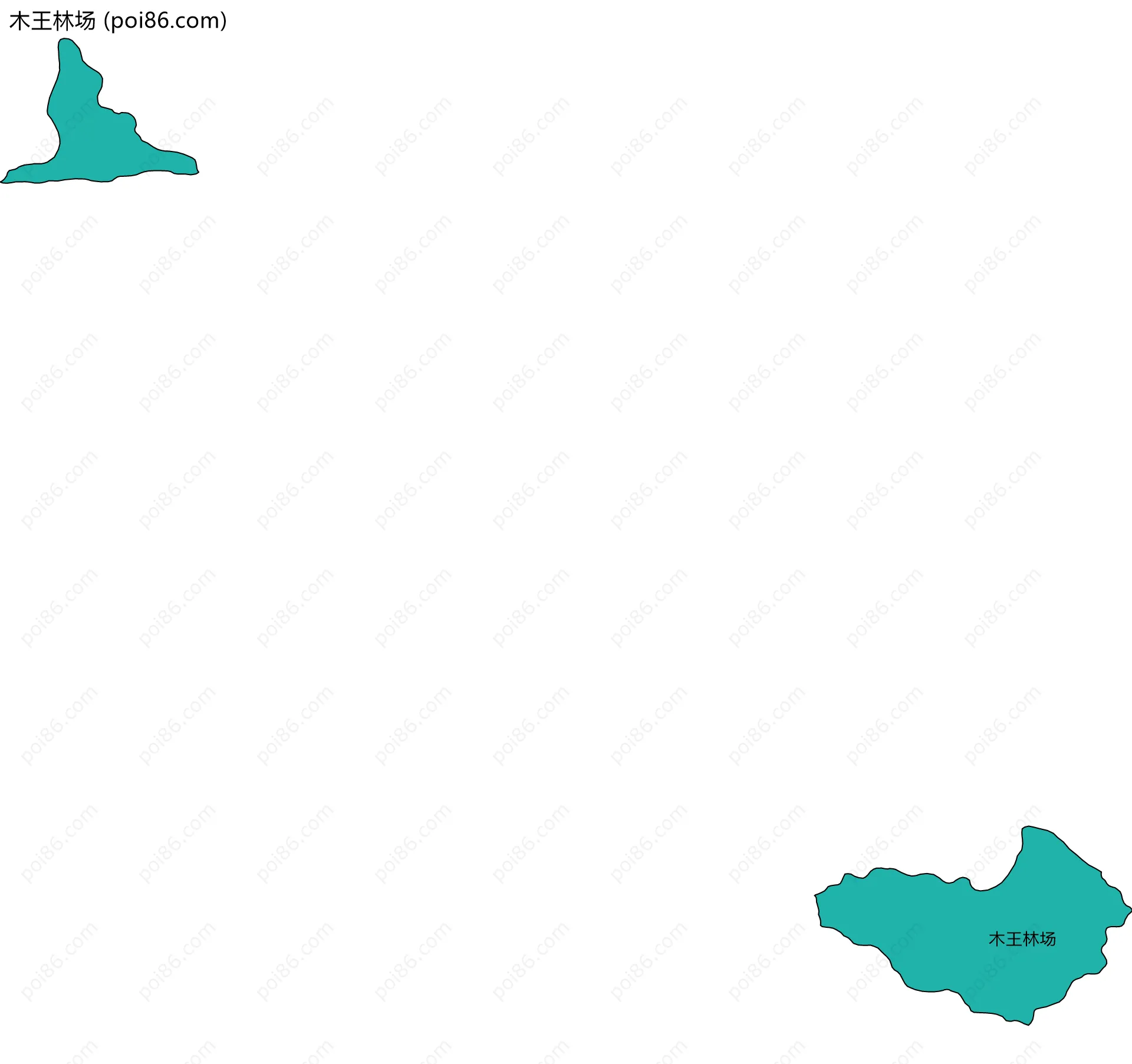 木王林场边界地图