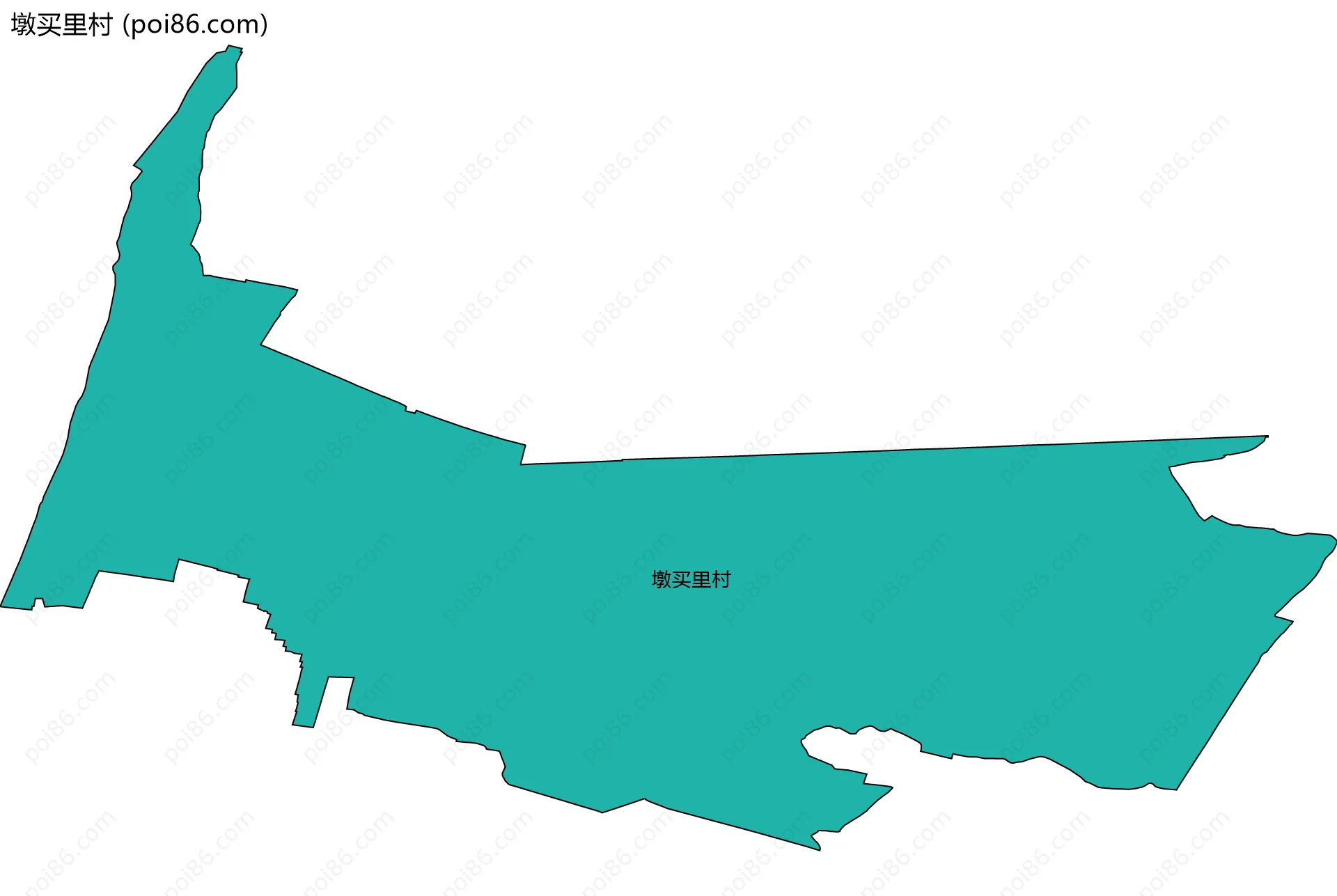 墩买里村边界地图