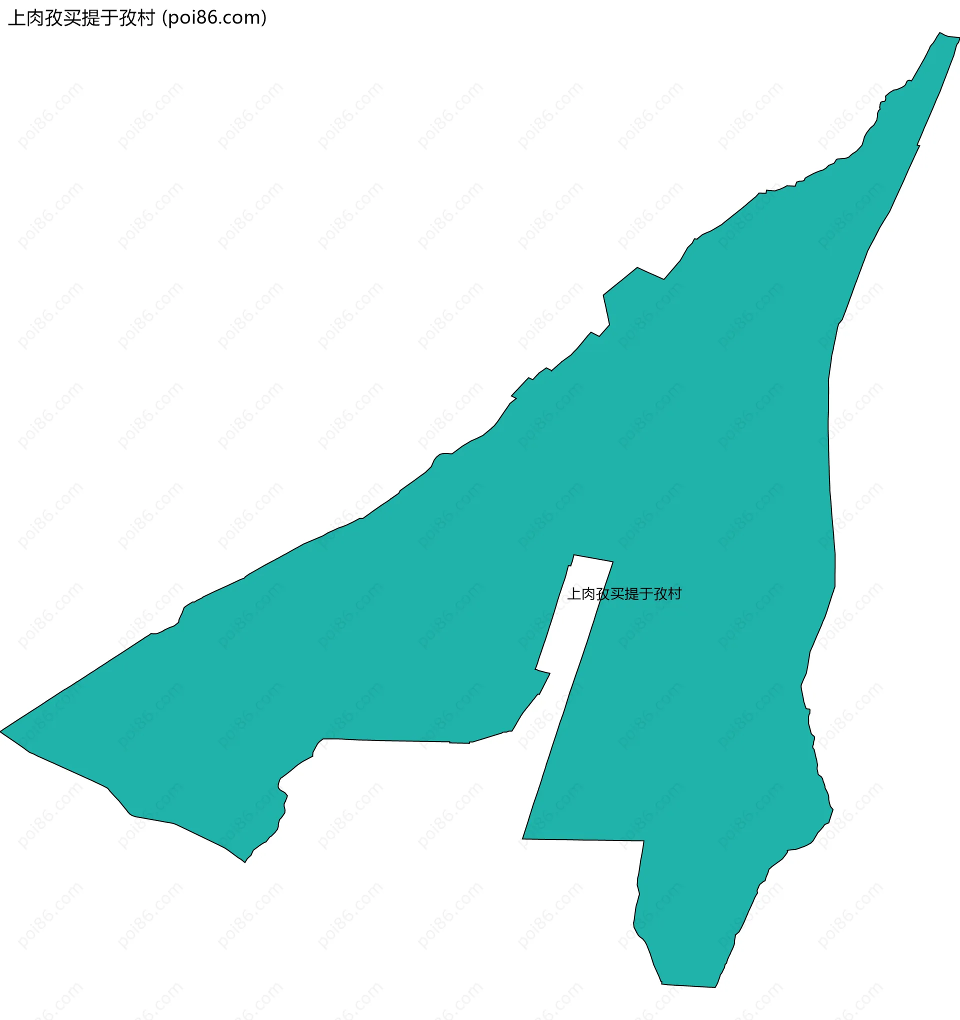 上肉孜买提于孜村边界地图