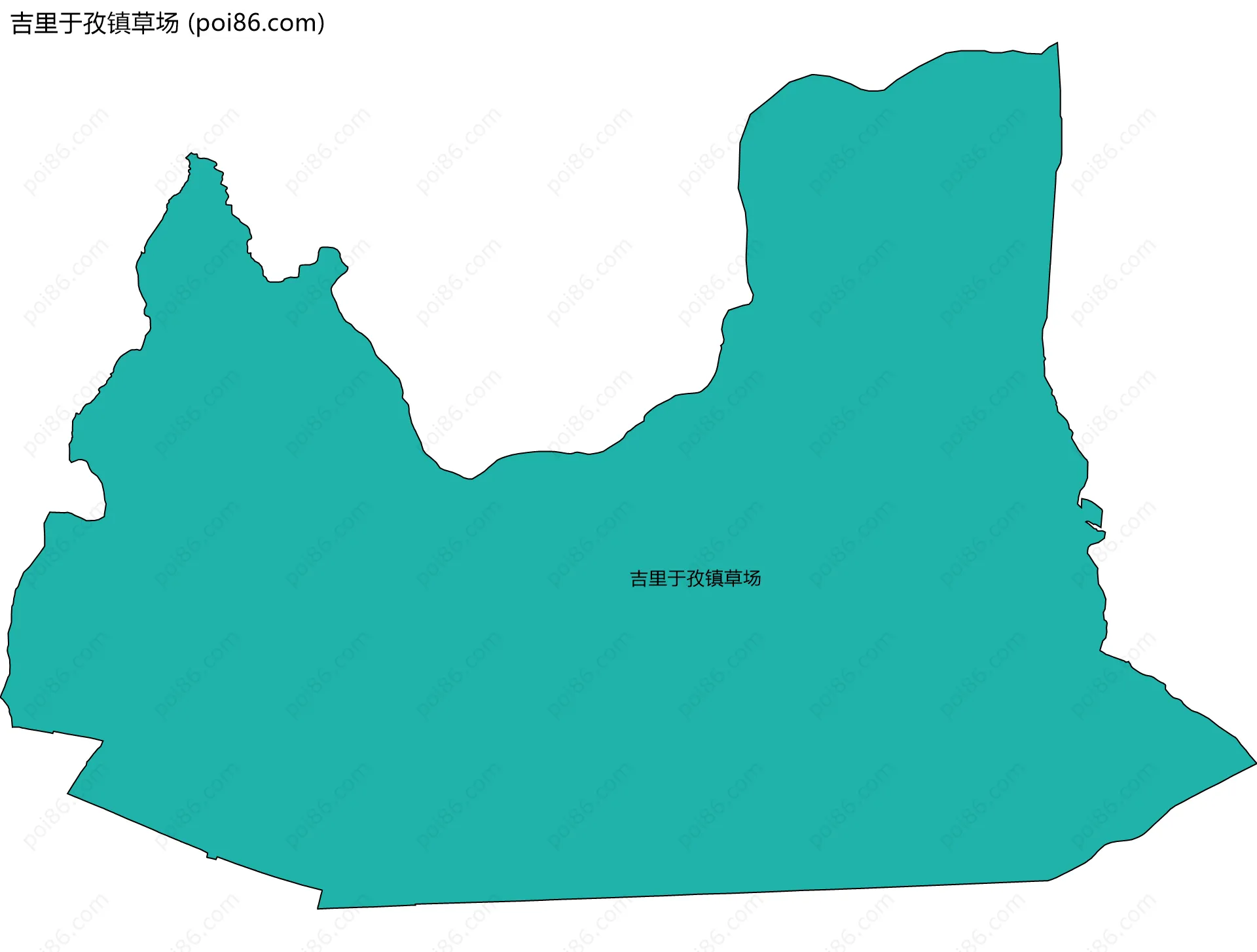 吉里于孜镇草场边界地图