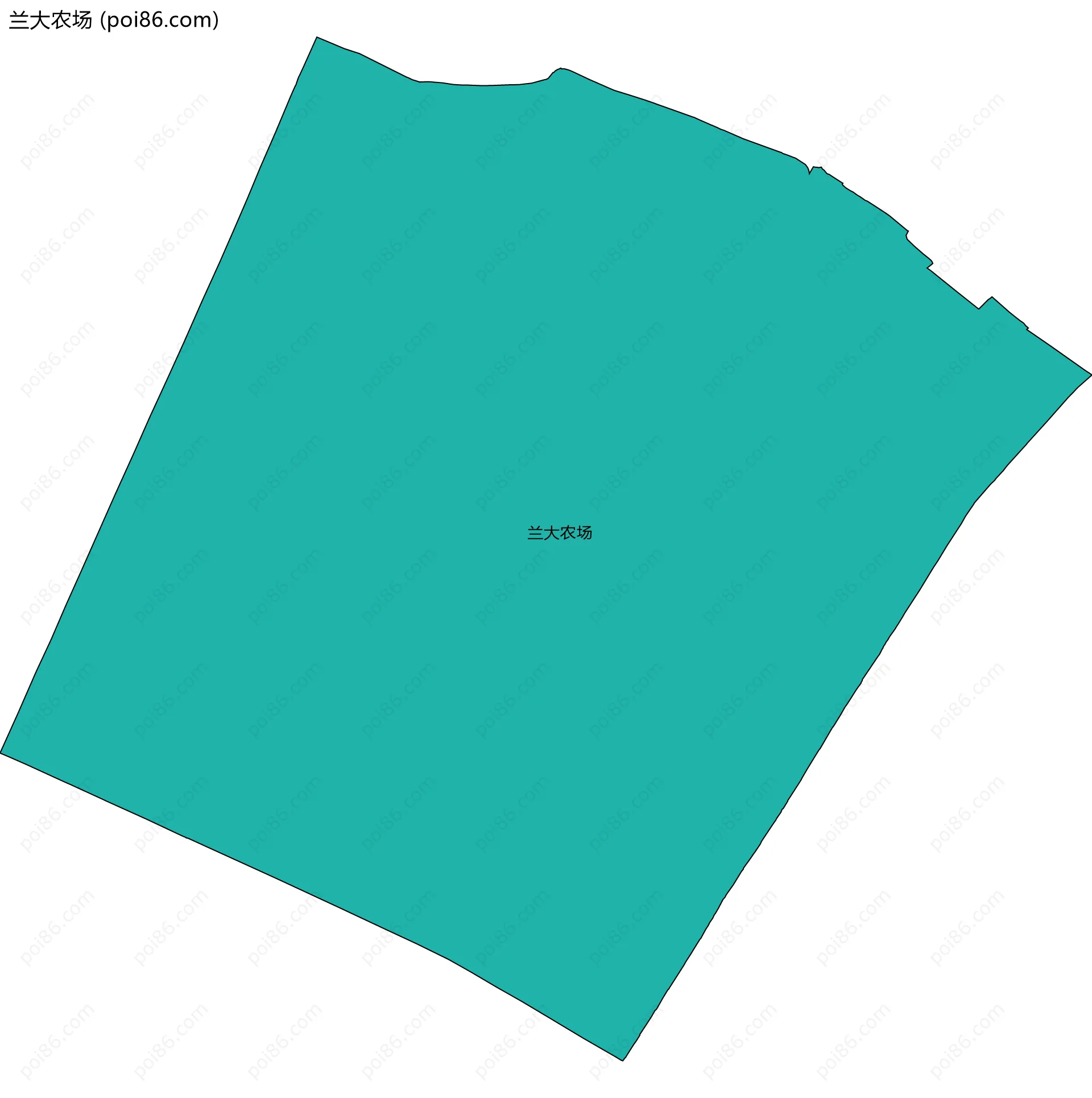 兰大农场边界地图