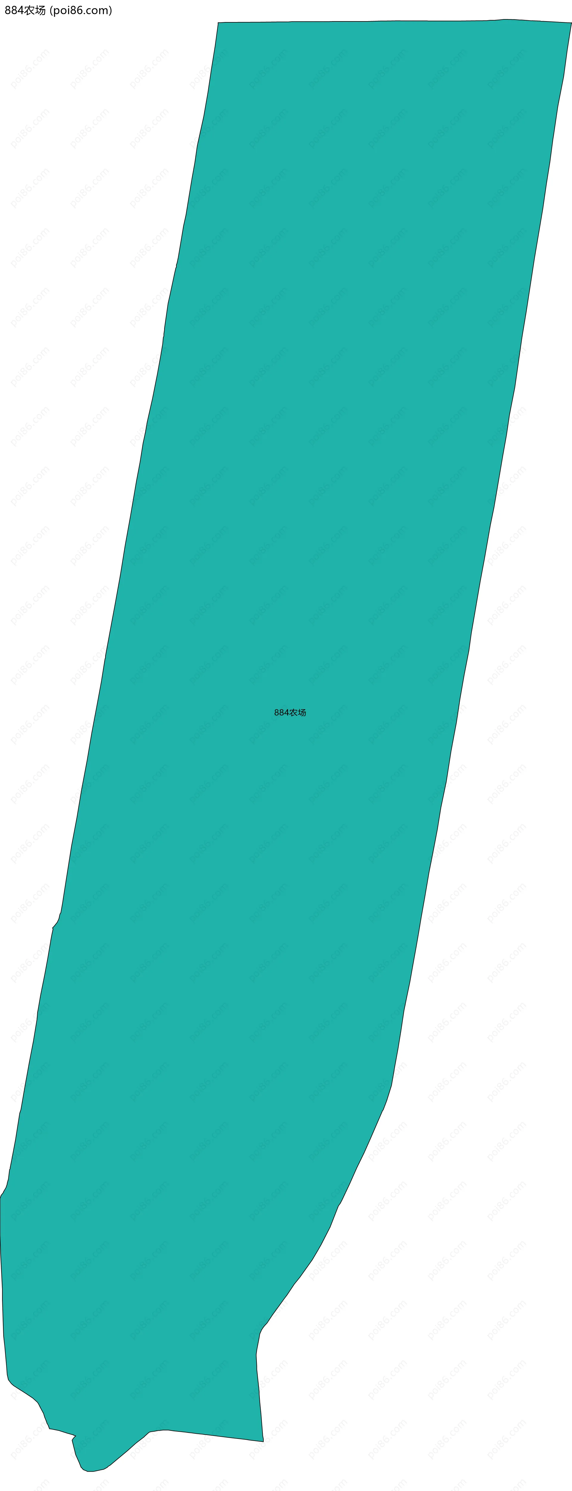884农场边界地图