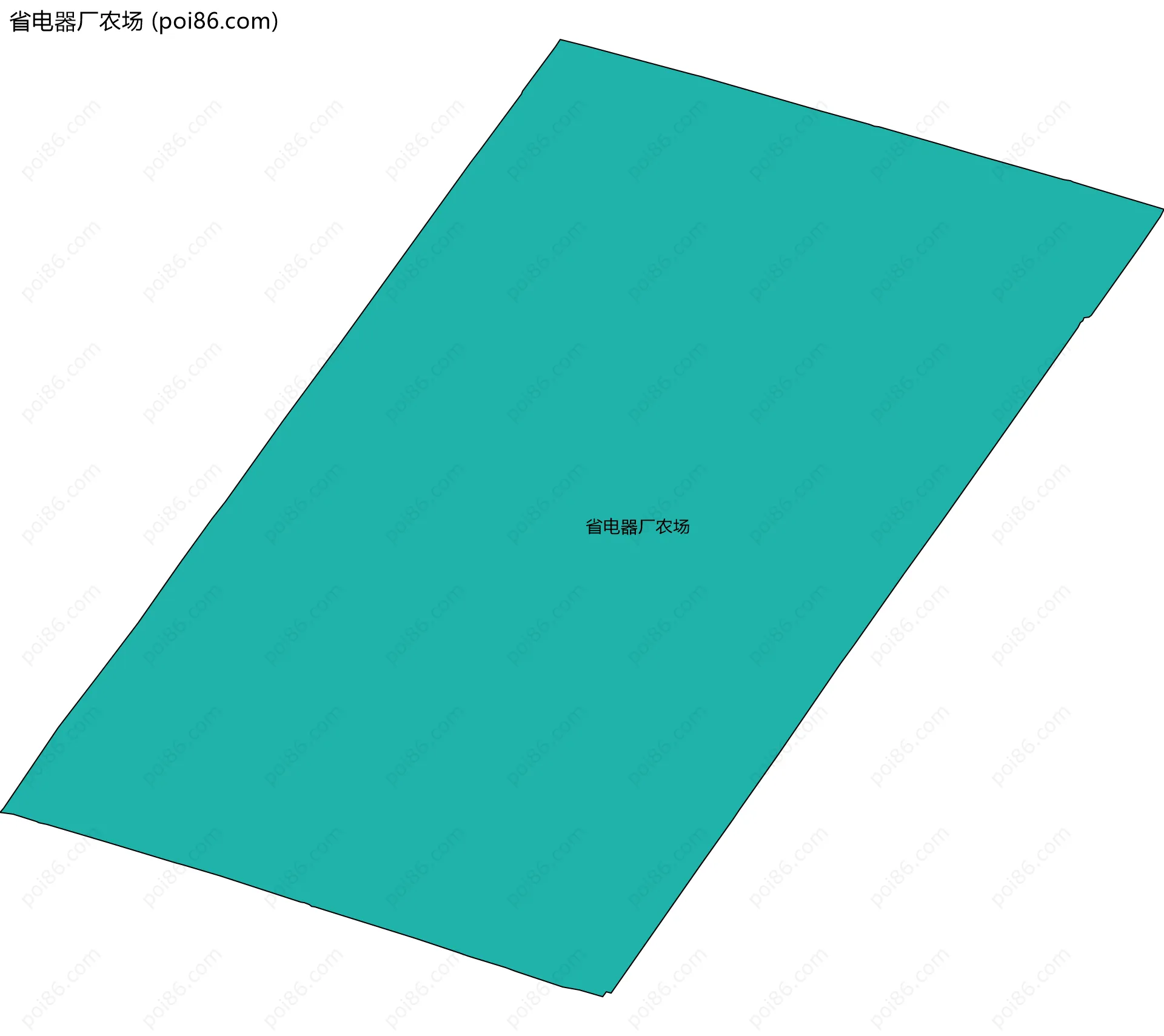 省电器厂农场边界地图