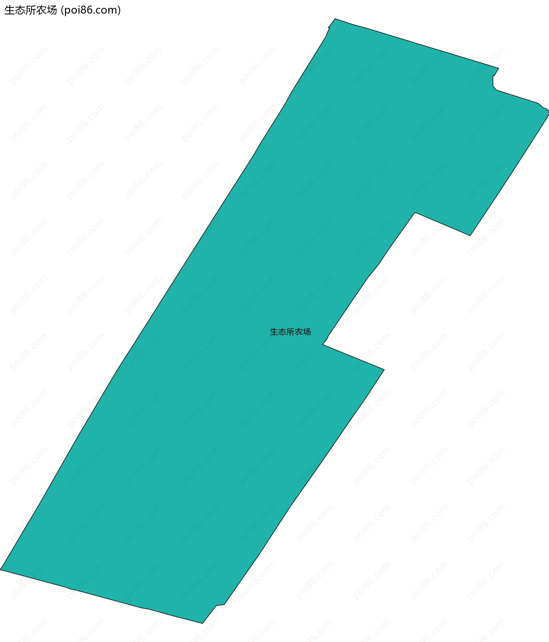 生态所农场边界地图