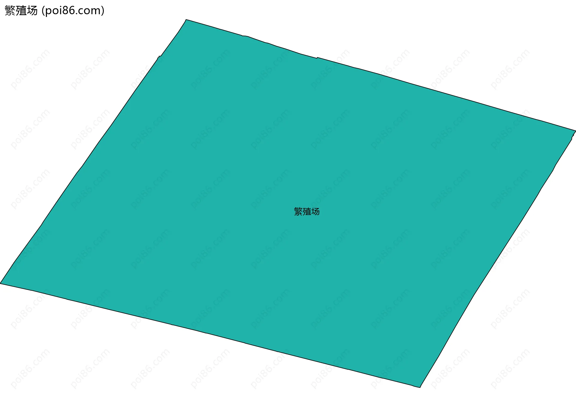 繁殖场边界地图