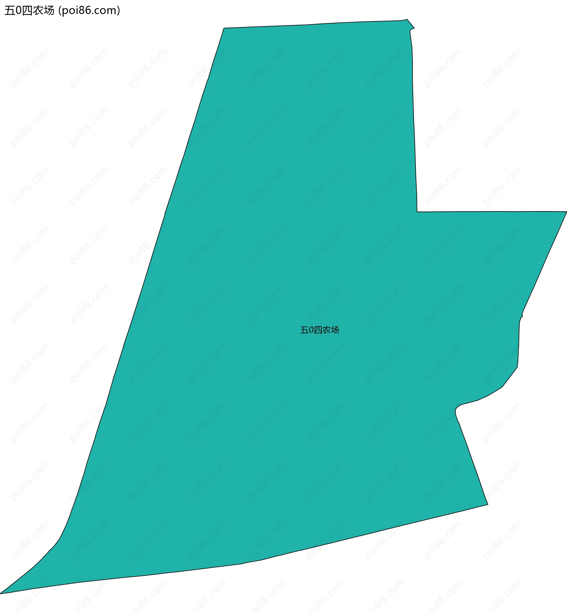 五0四农场边界地图