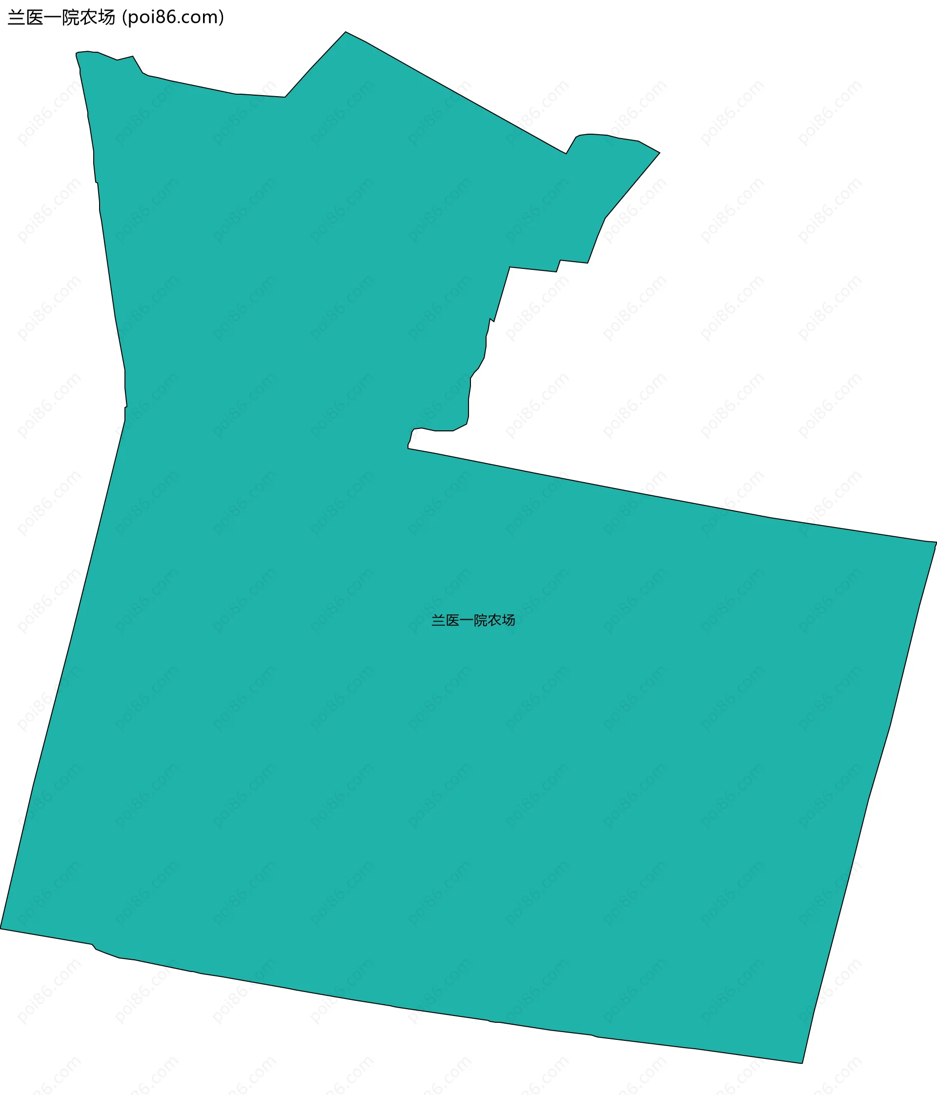 兰医一院农场边界地图