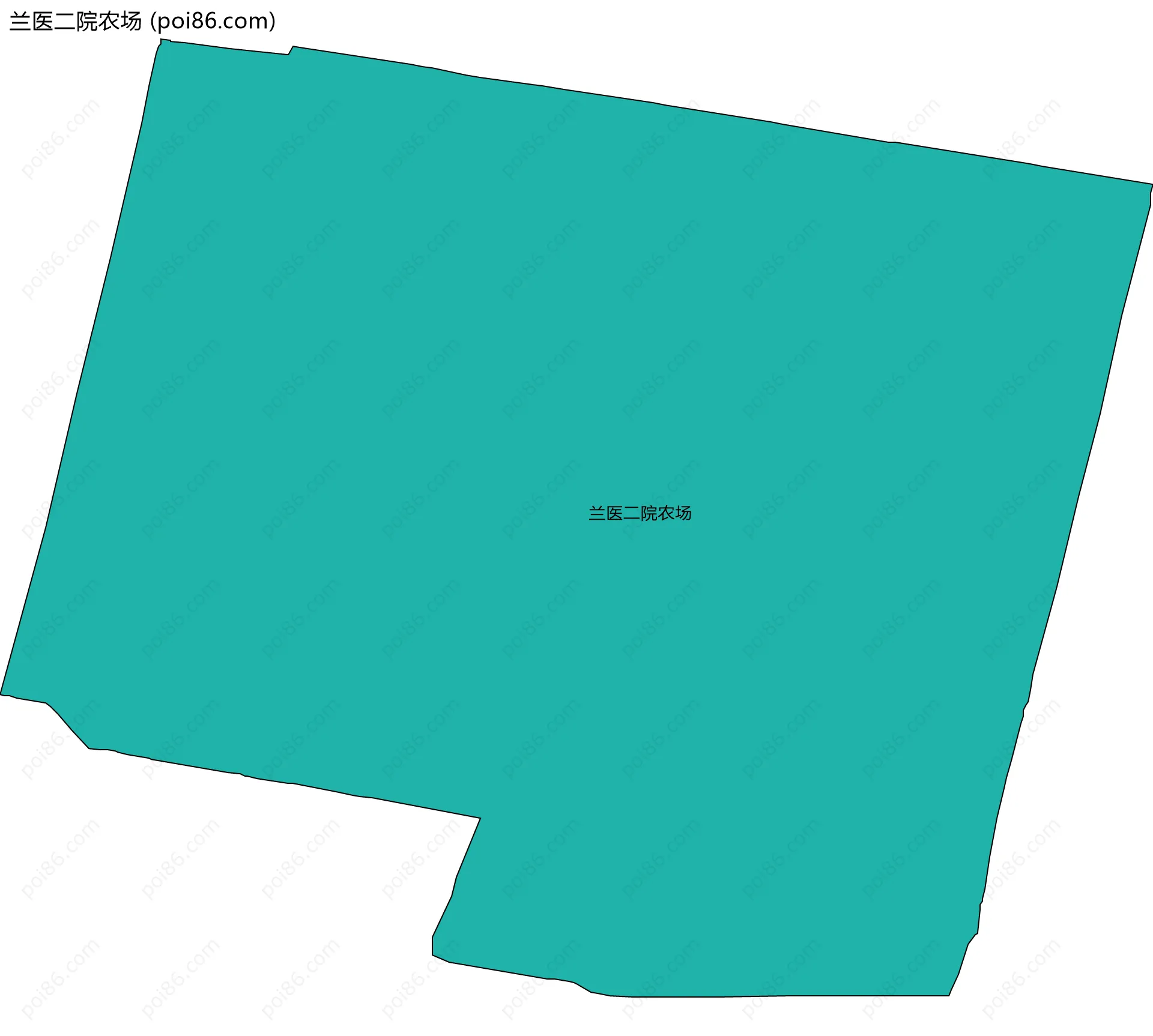 兰医二院农场边界地图