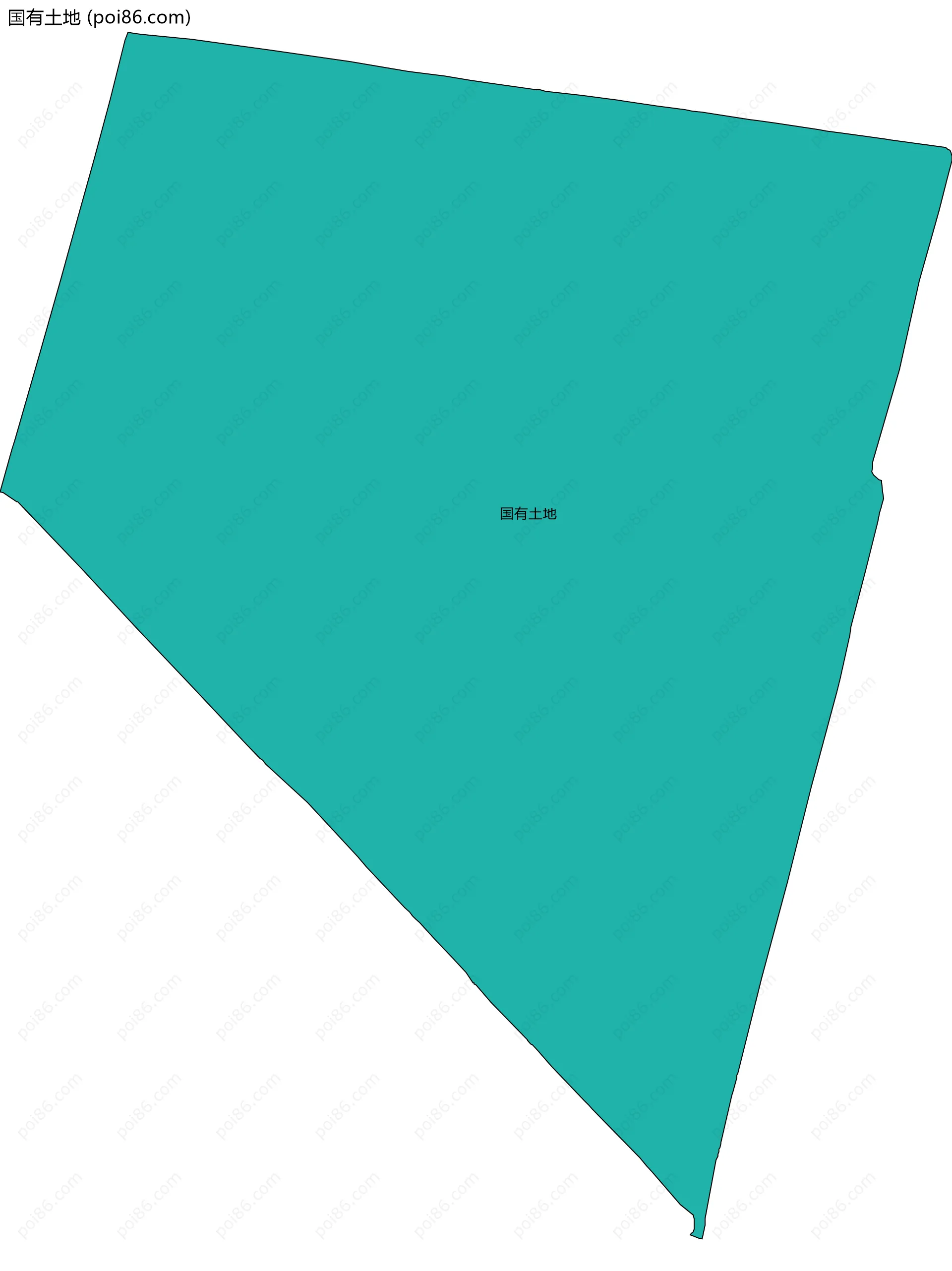 国有土地边界地图