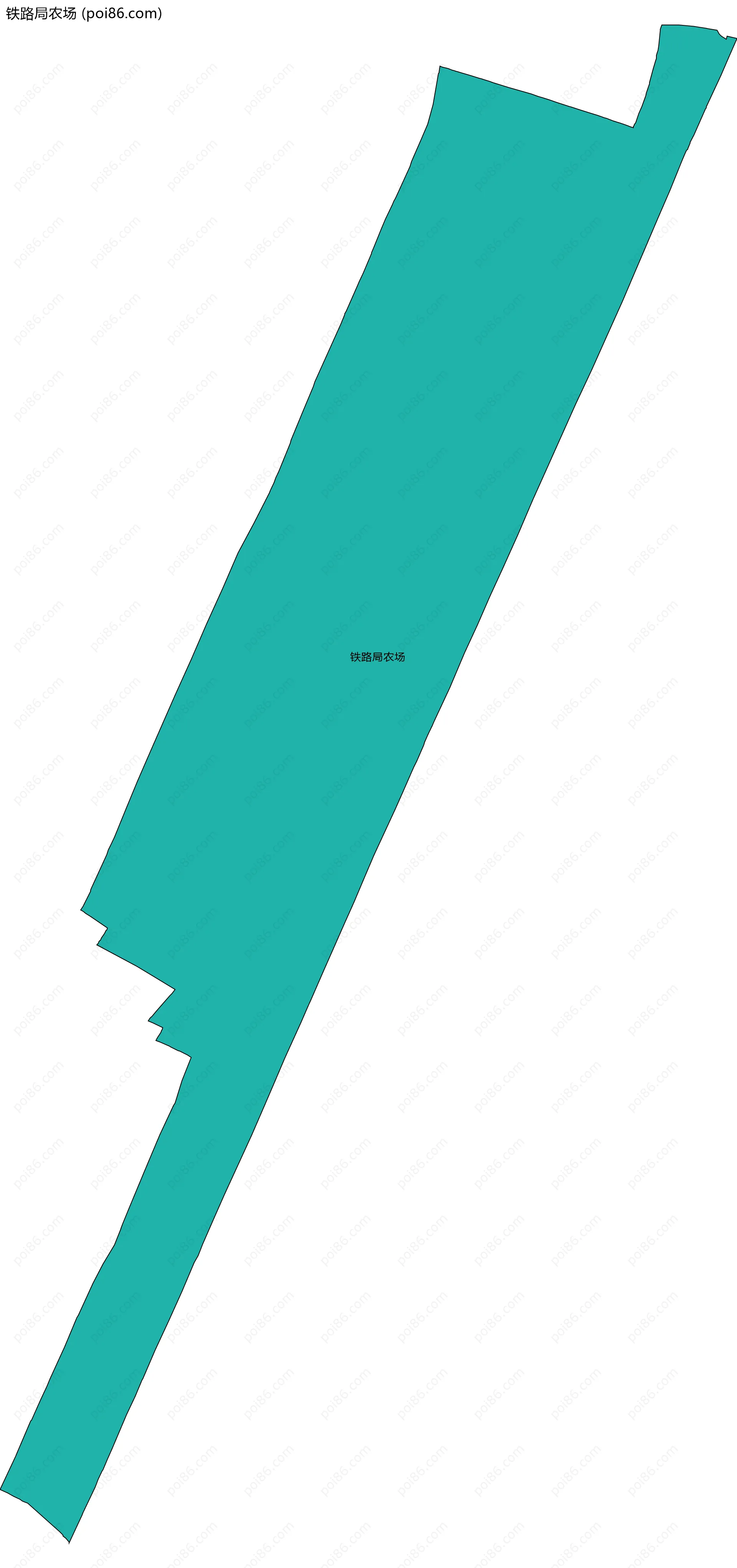 铁路局农场边界地图