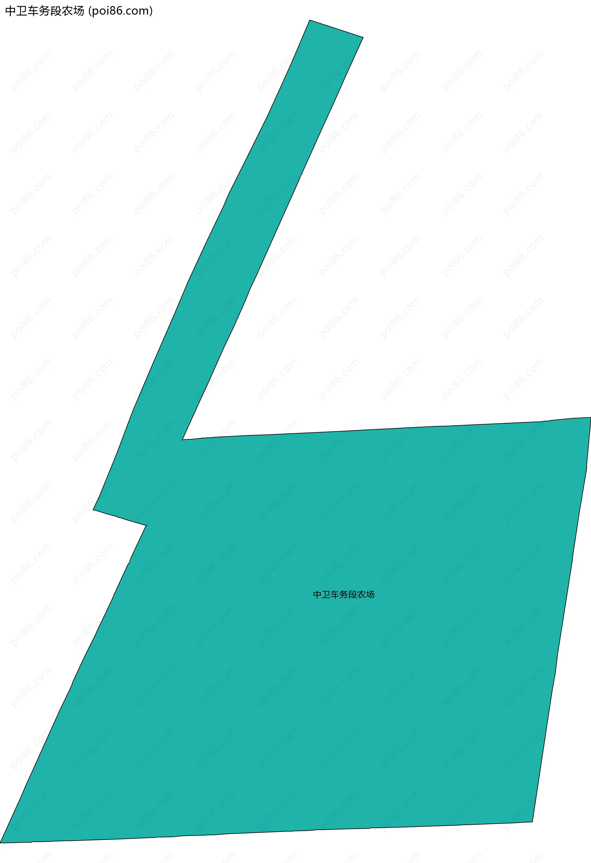 中卫车务段农场边界地图