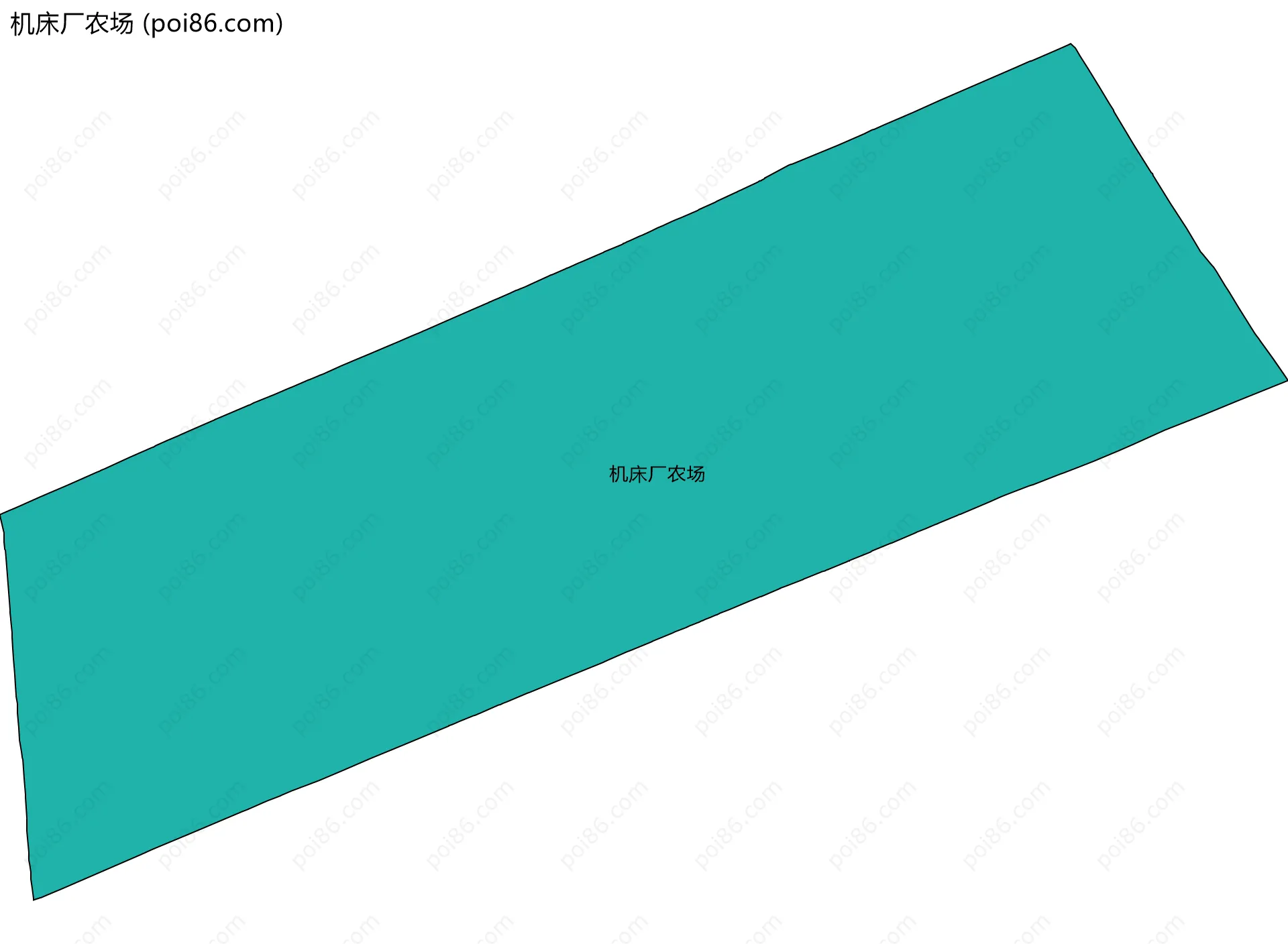 机床厂农场边界地图