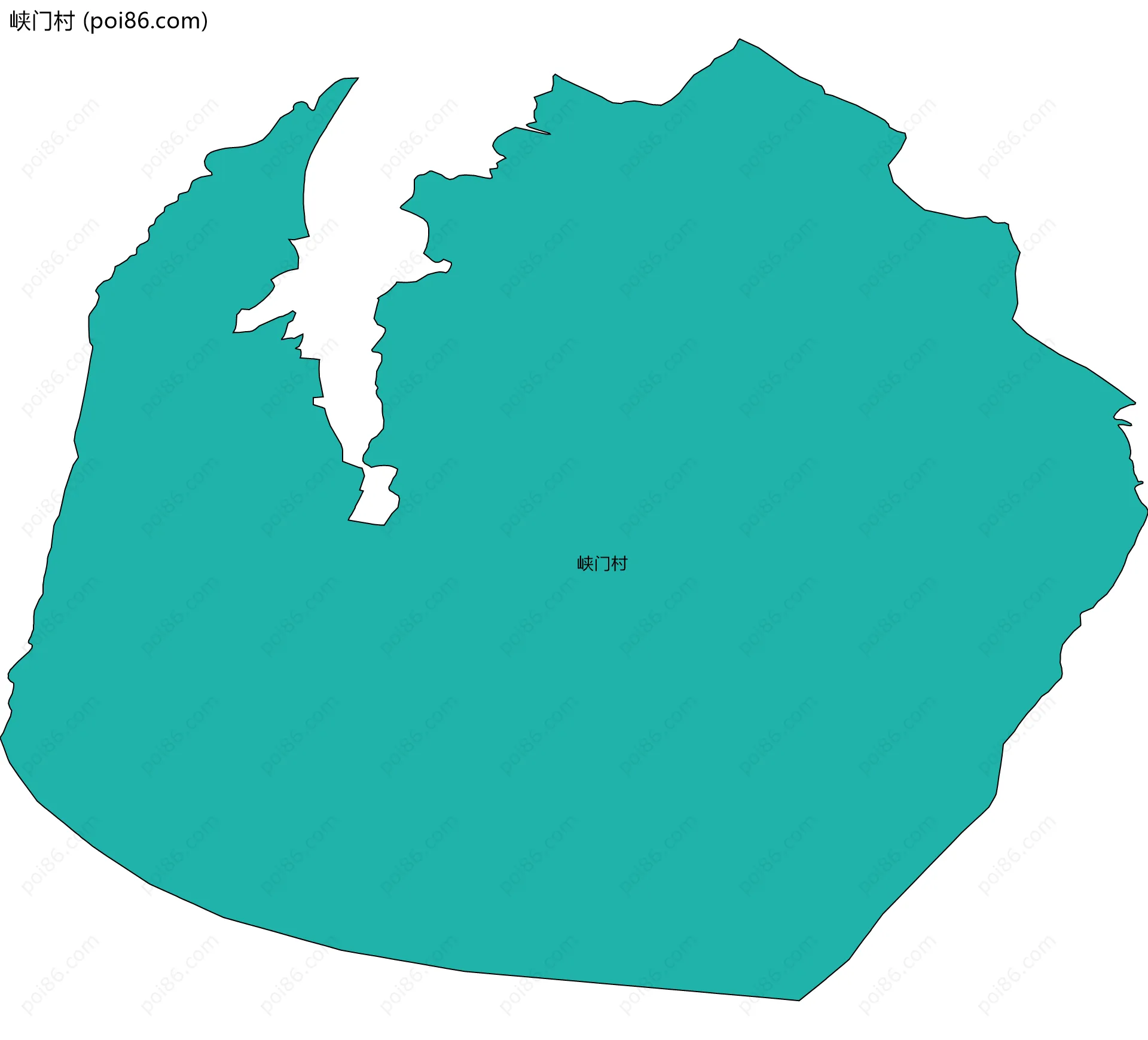 峡门村边界地图