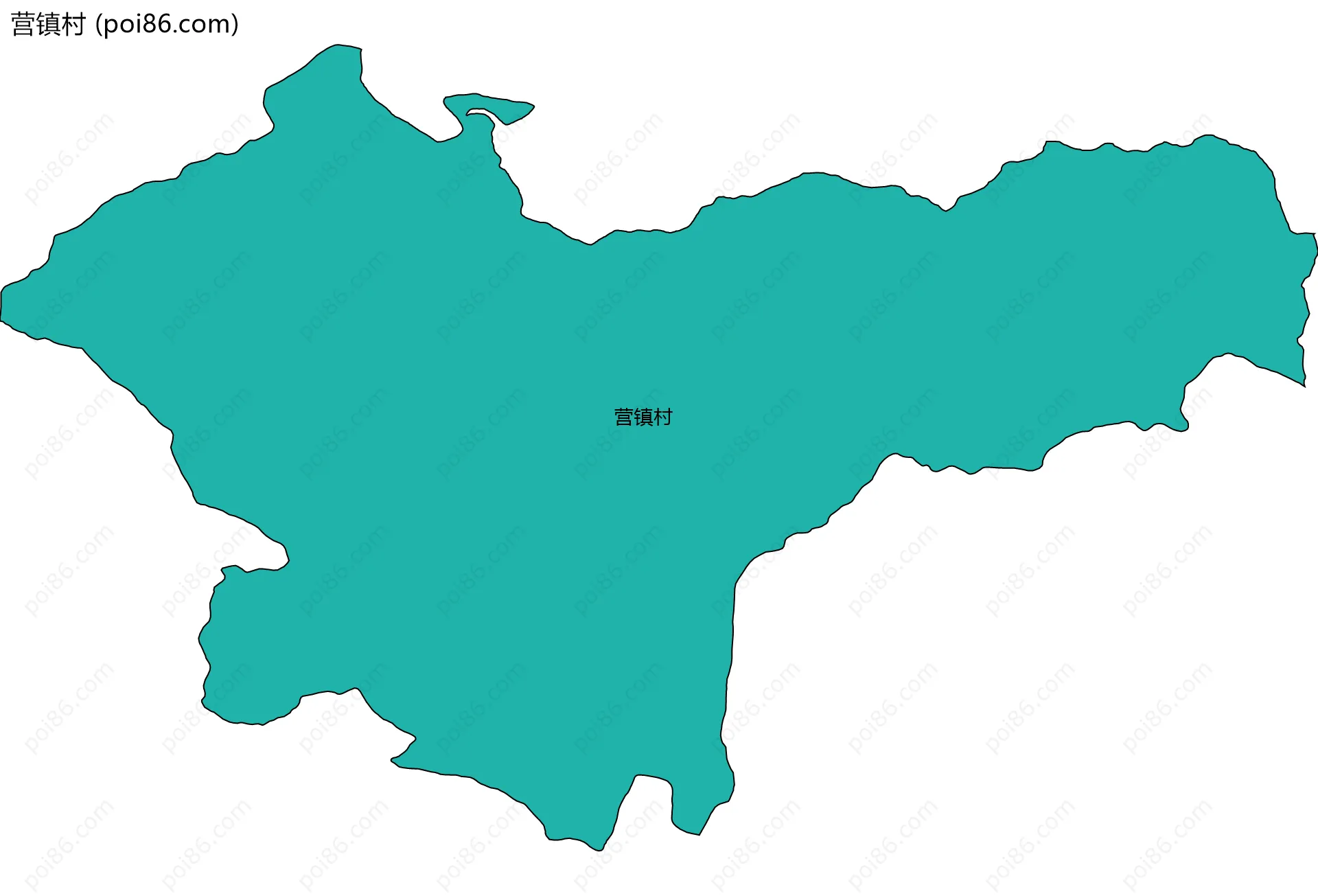 营镇村边界地图