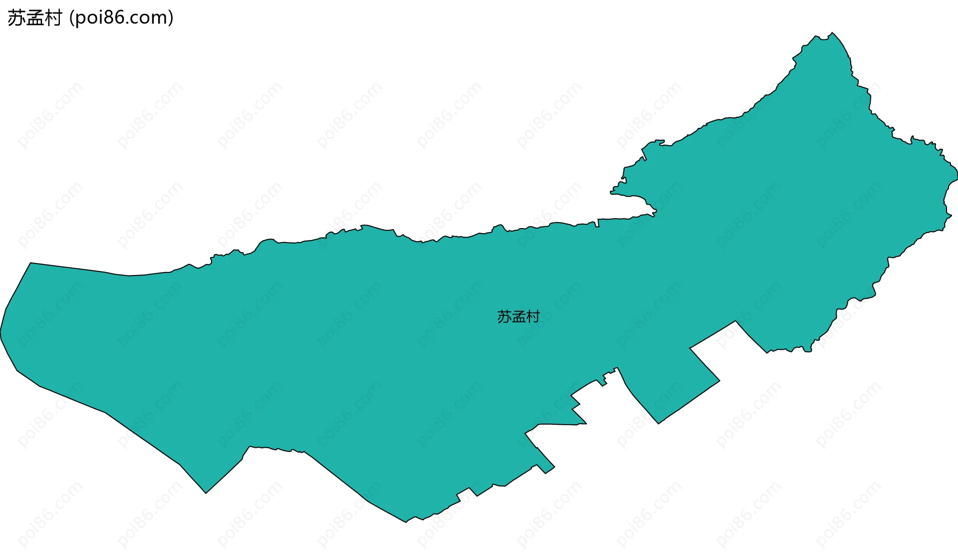 苏孟村边界地图