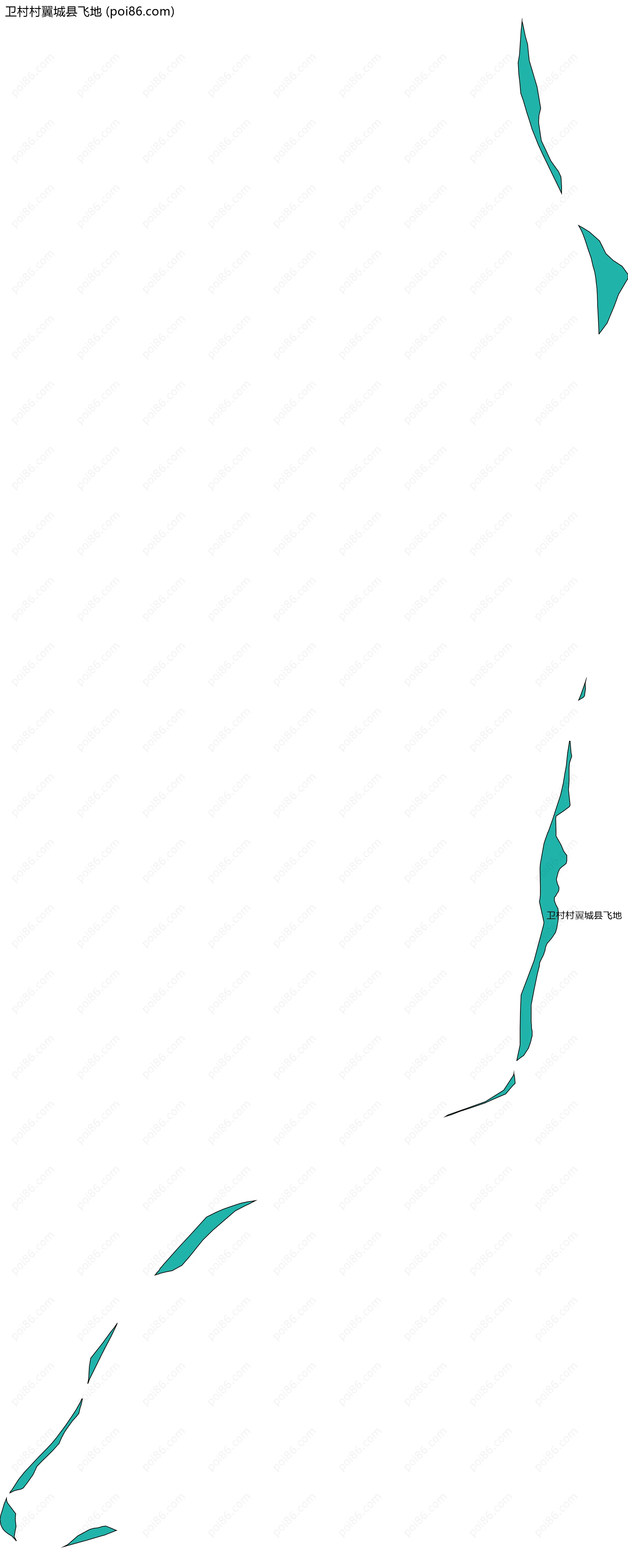 卫村村翼城县飞地边界地图