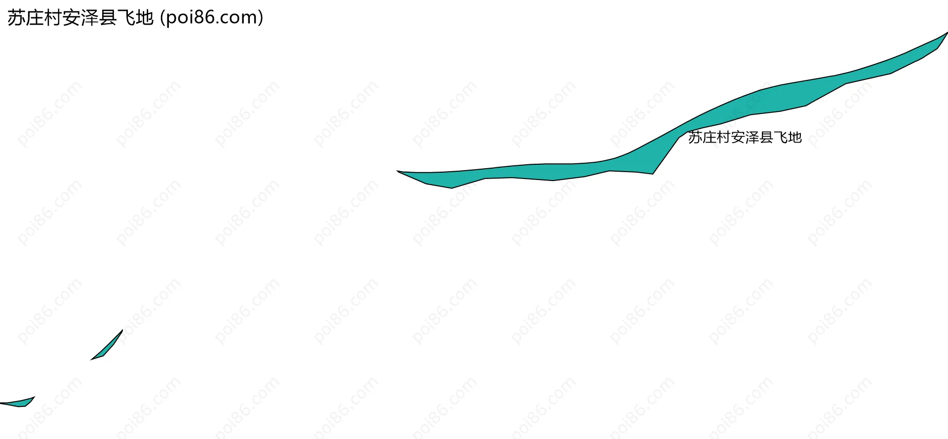 苏庄村安泽县飞地边界地图