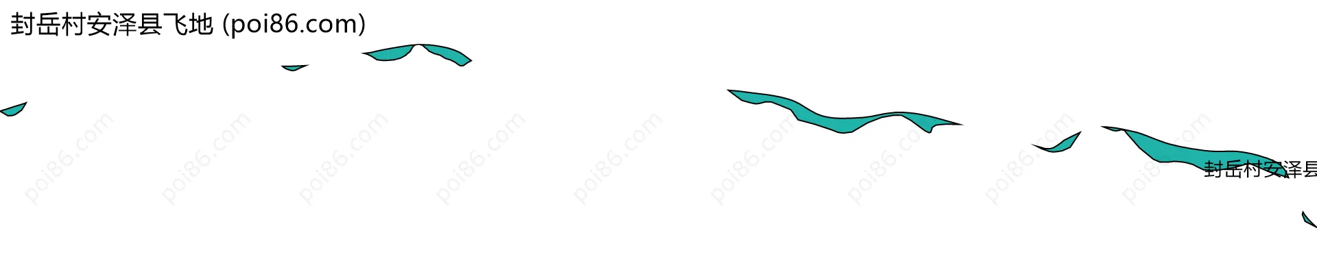 封岳村安泽县飞地边界地图